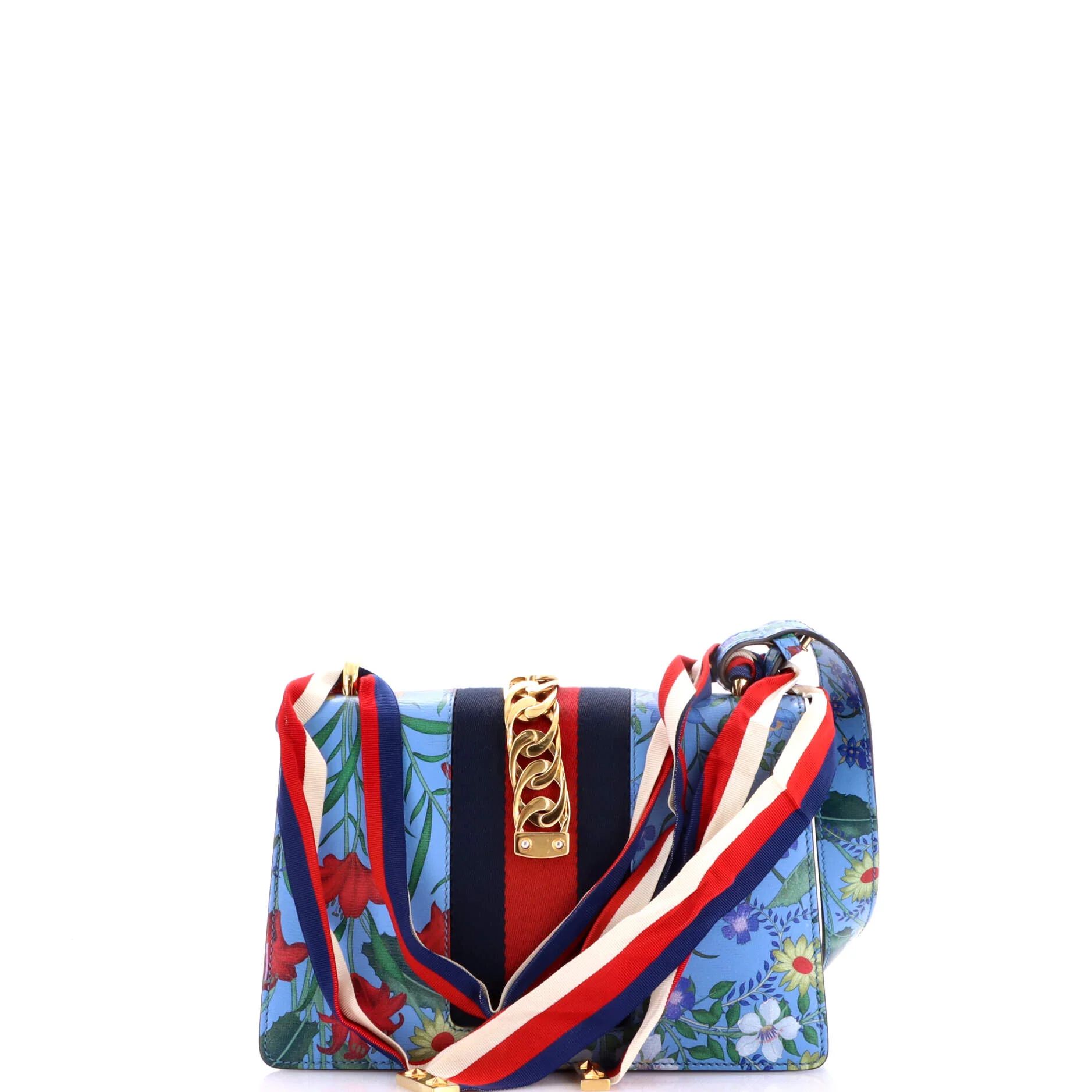 Sylvie Shoulder Bag Flora Leather Small - Image 3