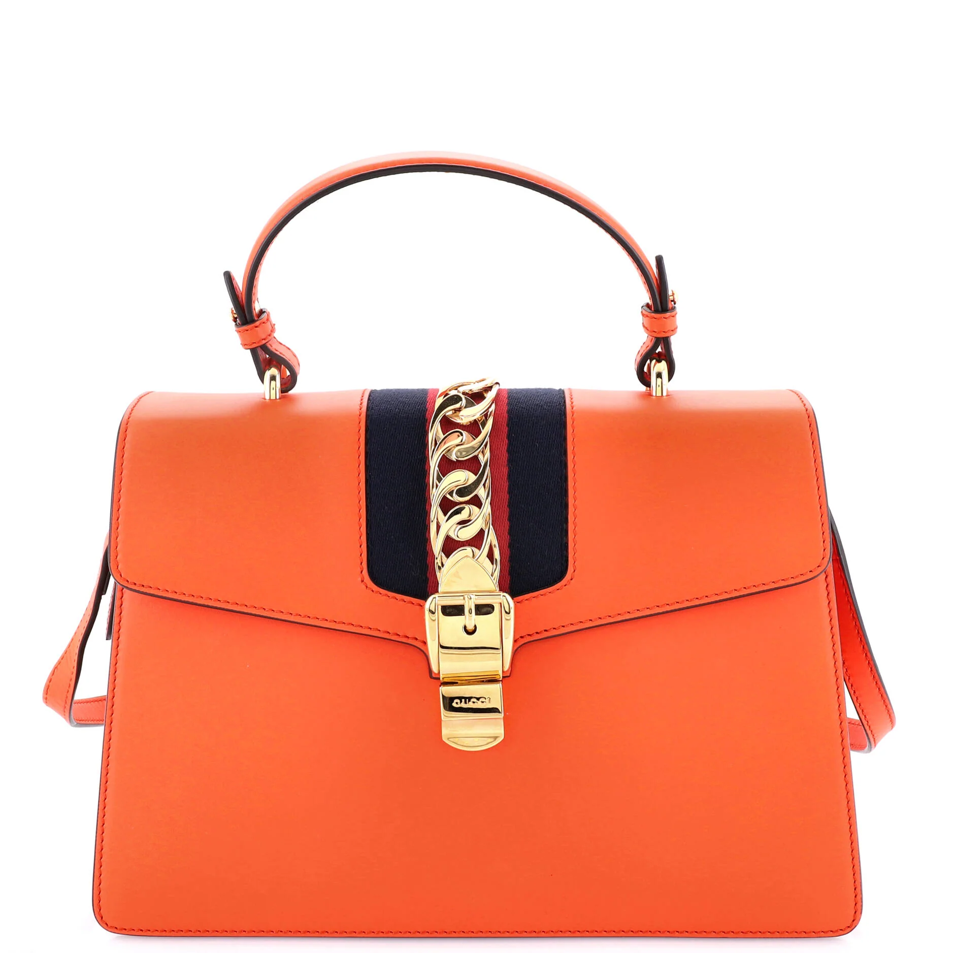 Sylvie Top Handle Bag Leather Medium