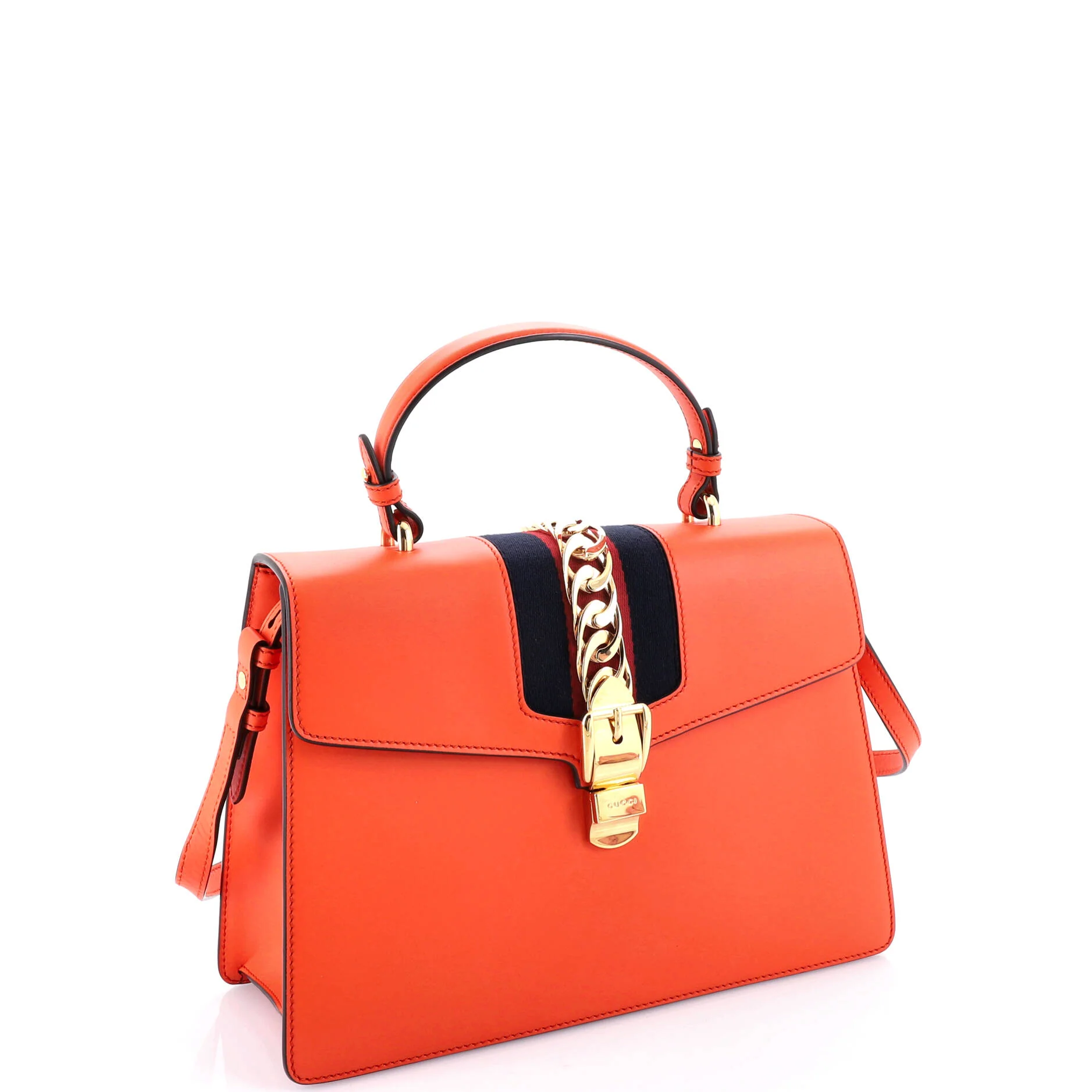 Sylvie Top Handle Bag Leather Medium - Image 2