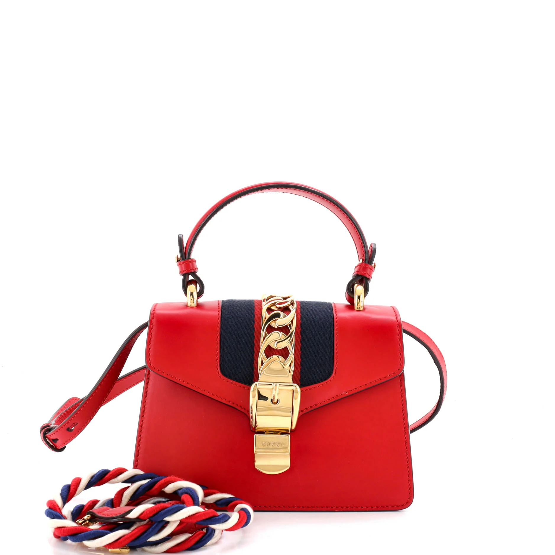 Sylvie Top Handle Bag Leather Mini