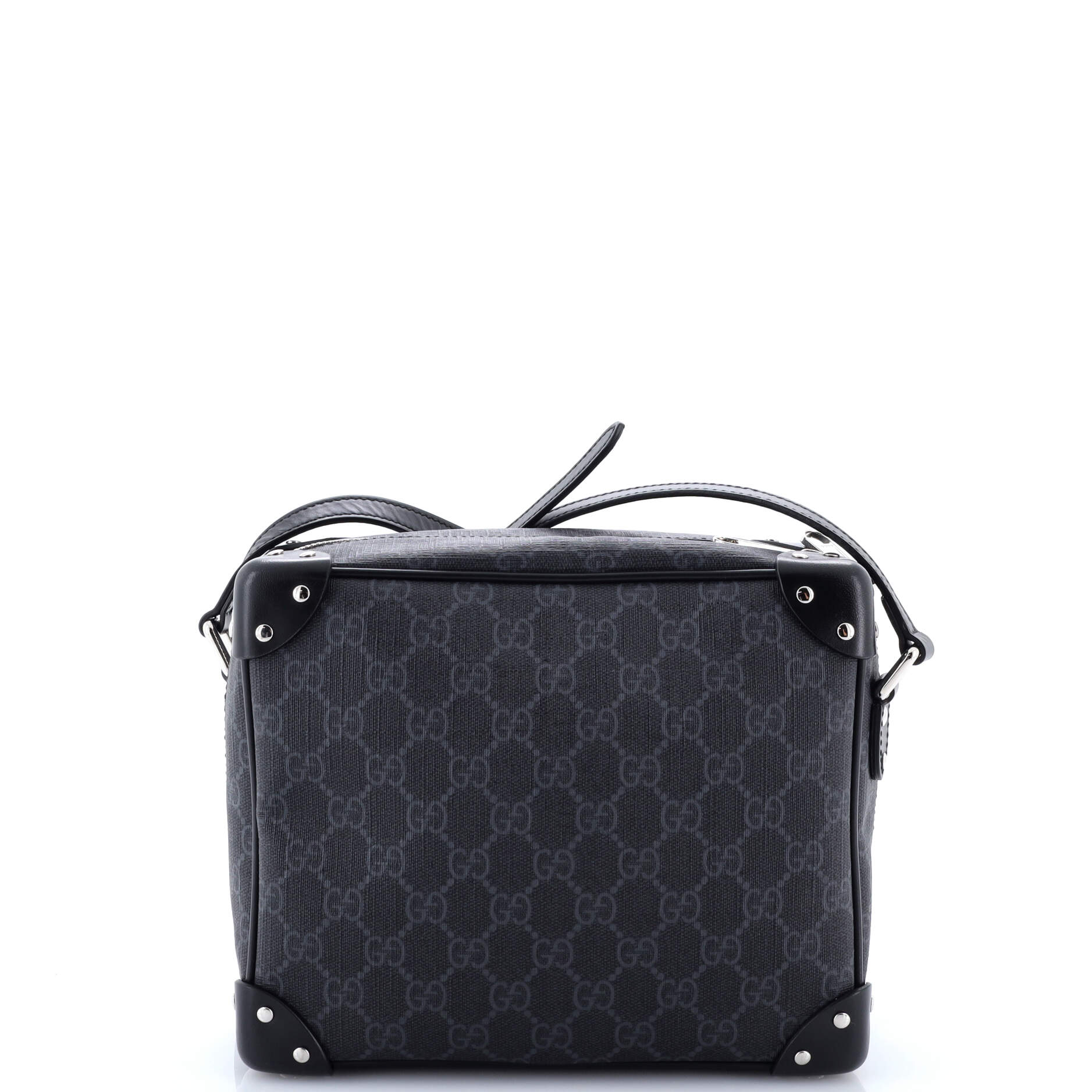 Trunk Shoulder Bag GG Coated Canvas with Studded Leather - Image 3