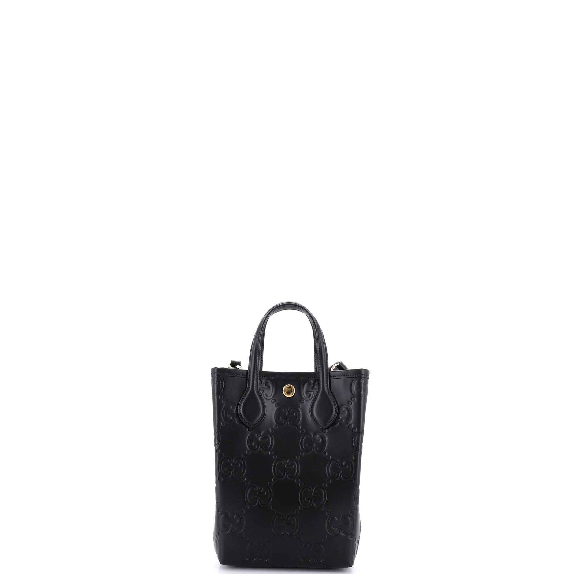 Vertical Tote GG Embossed Leather Mini - Image 3