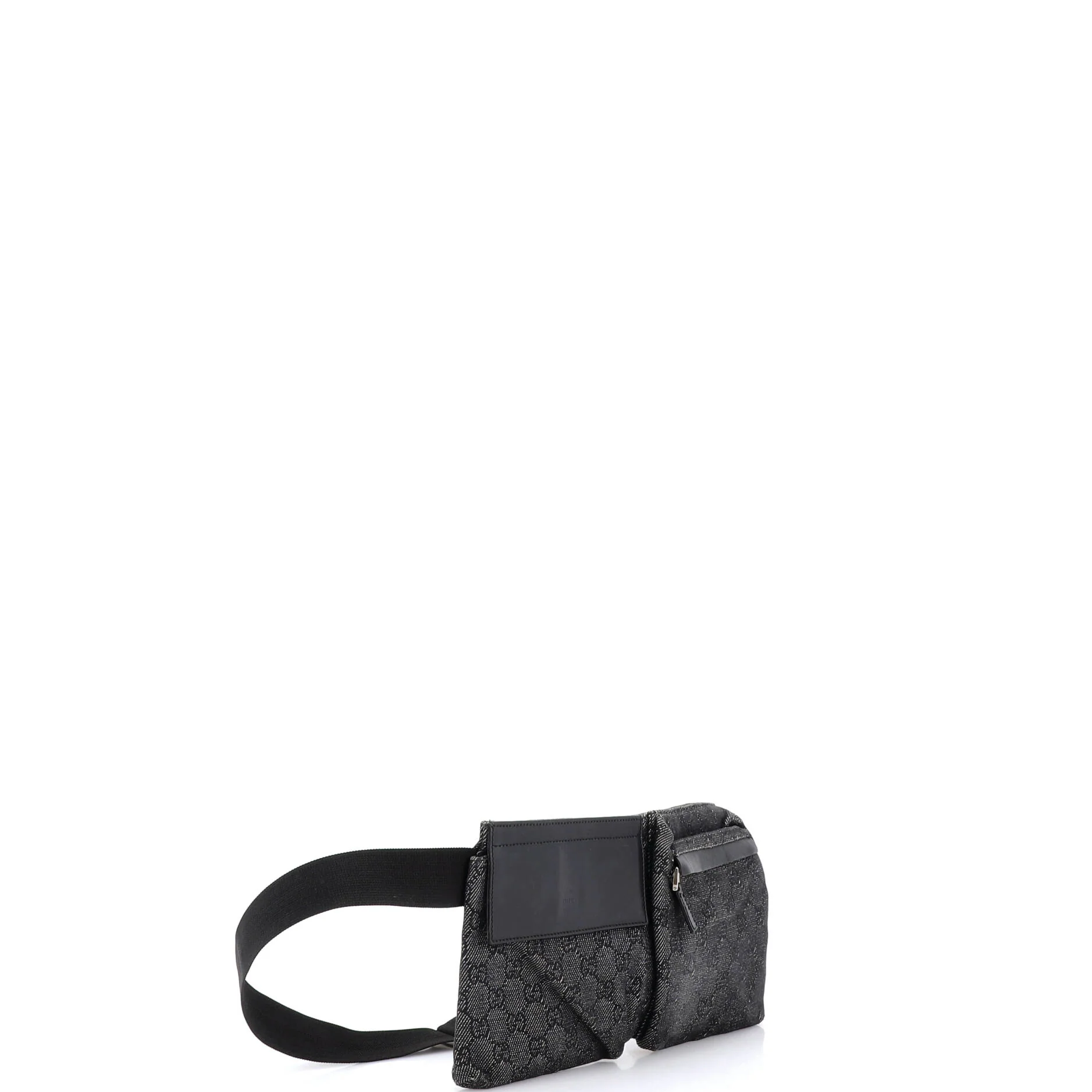 Vintage Double Belt Bag GG Denim - Image 2