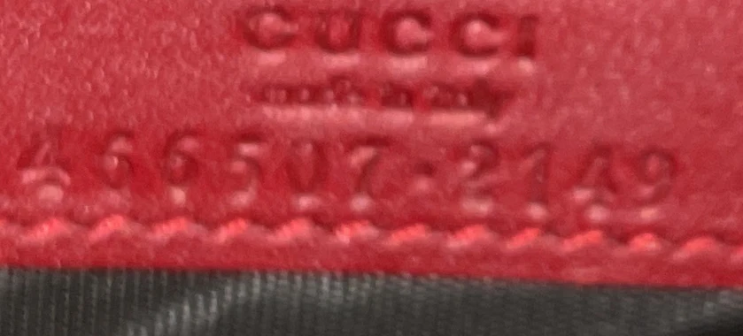 Wallet on Strap Microguccissima Leather - Image 7
