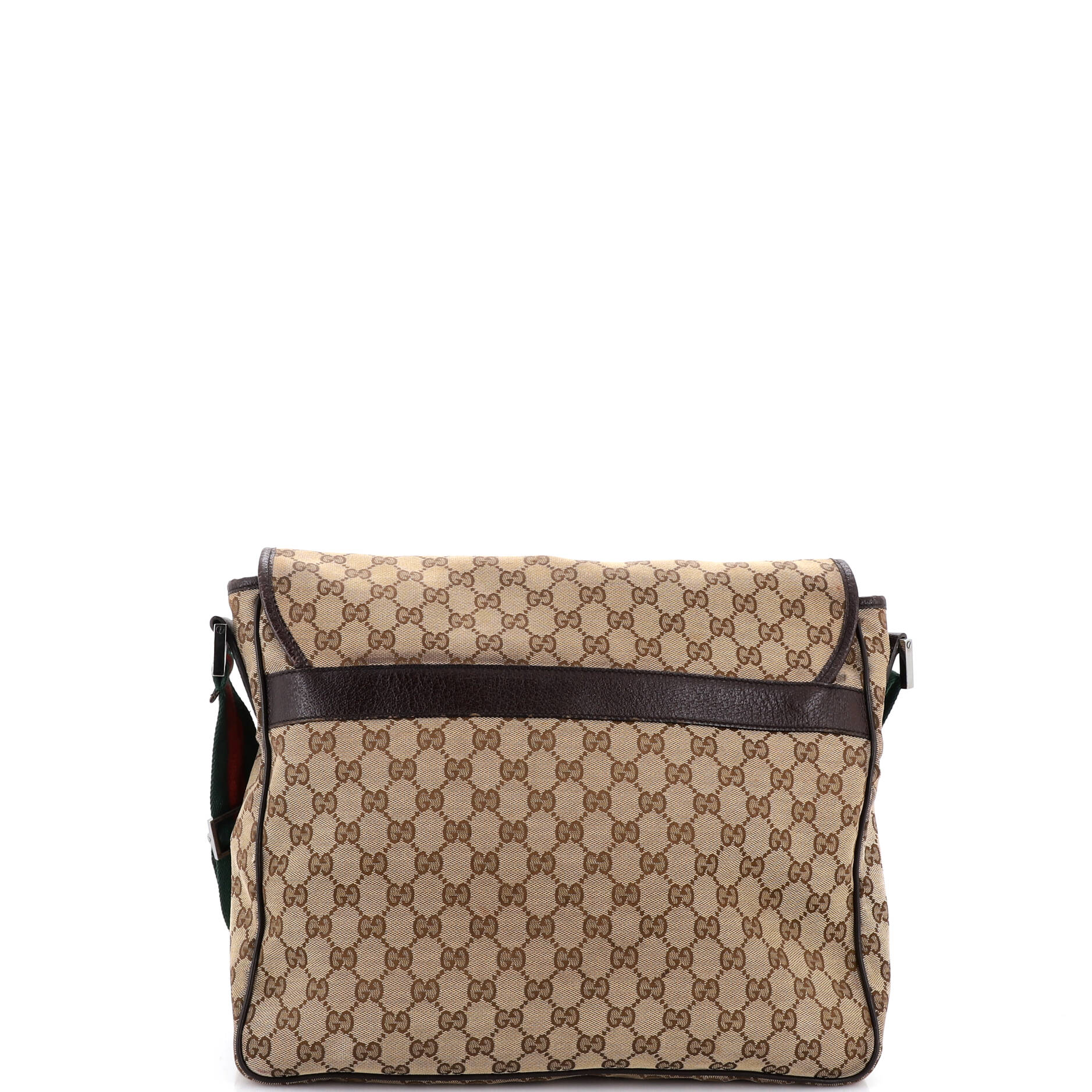 Web Strap Flap Messenger GG Canvas Medium - Image 3