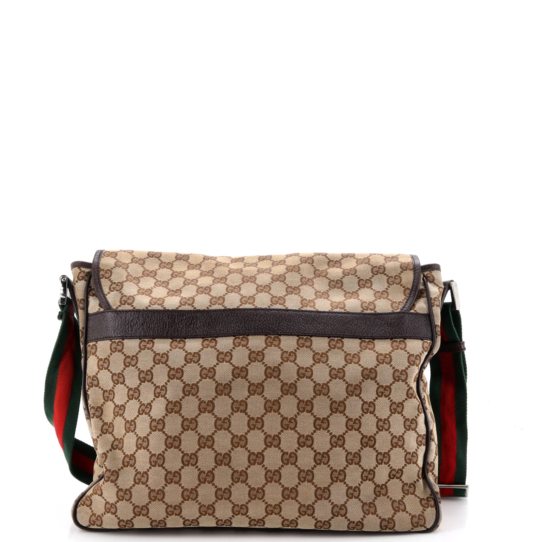 Web Strap Flap Messenger GG Canvas Medium - Image 3