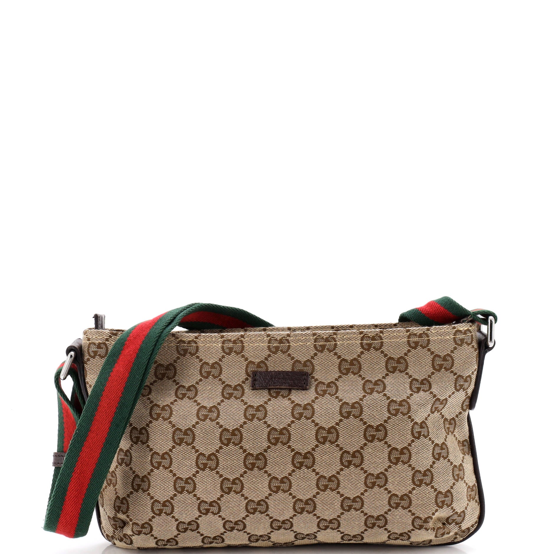 Web Strap Messenger Bag GG Canvas Small