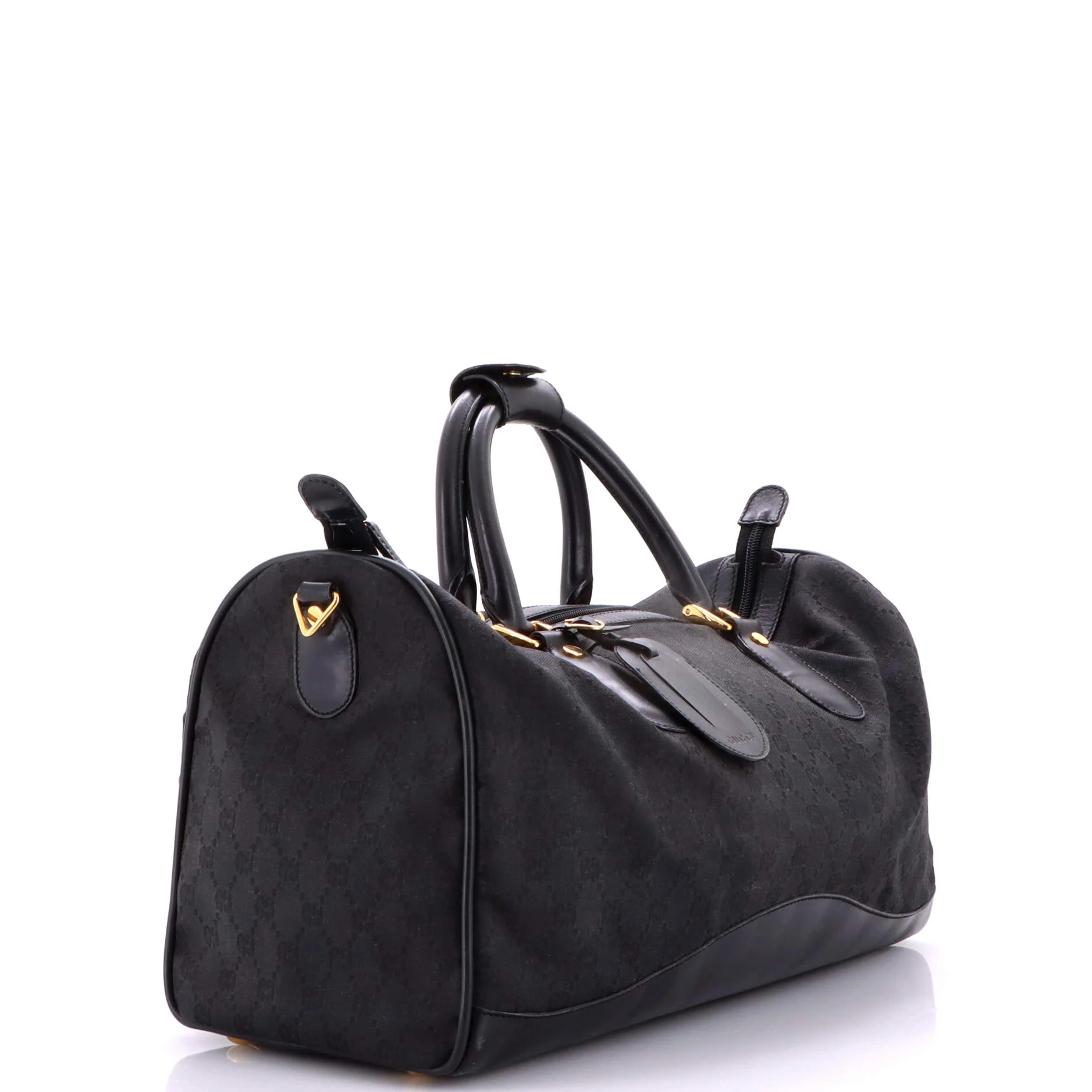 Zip Duffle Bag Vintage Web Canvas XL - Image 2