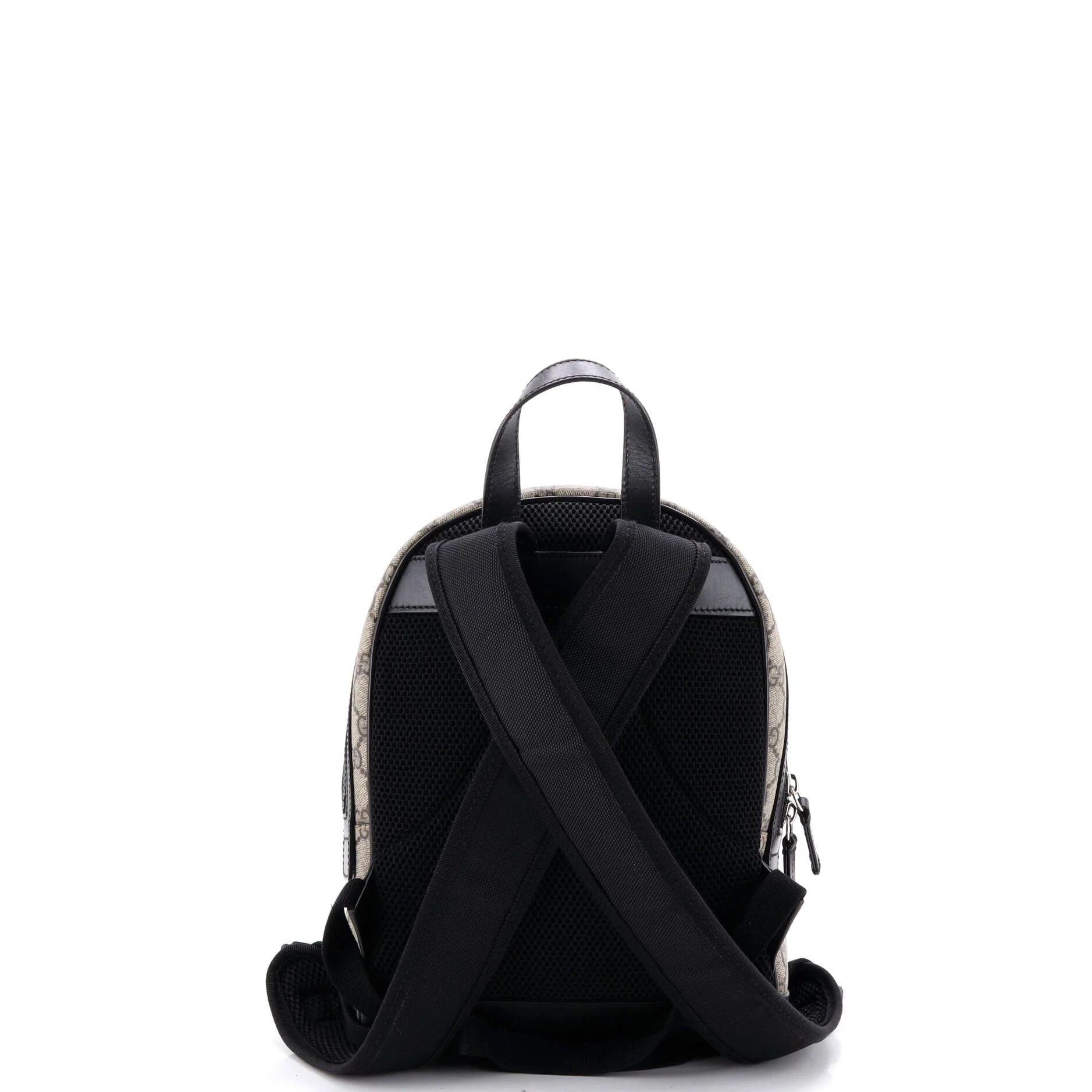 Zip Pocket Backpack GG Coated Canvas Small - Image 3