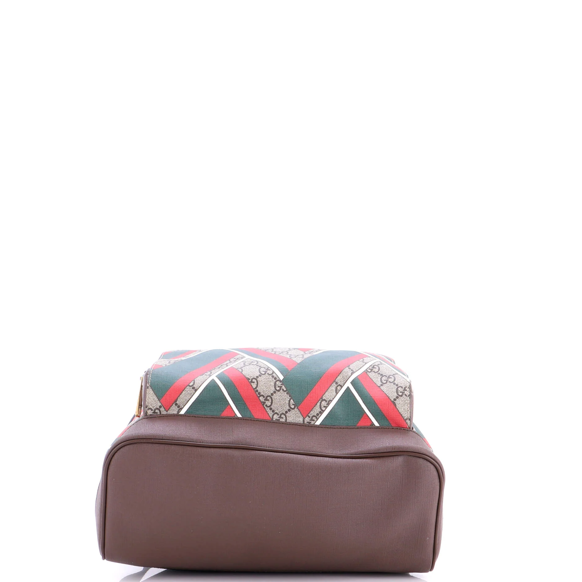 Zip Pocket Backpack Printed GG Coated Canvas Medium - Image 4