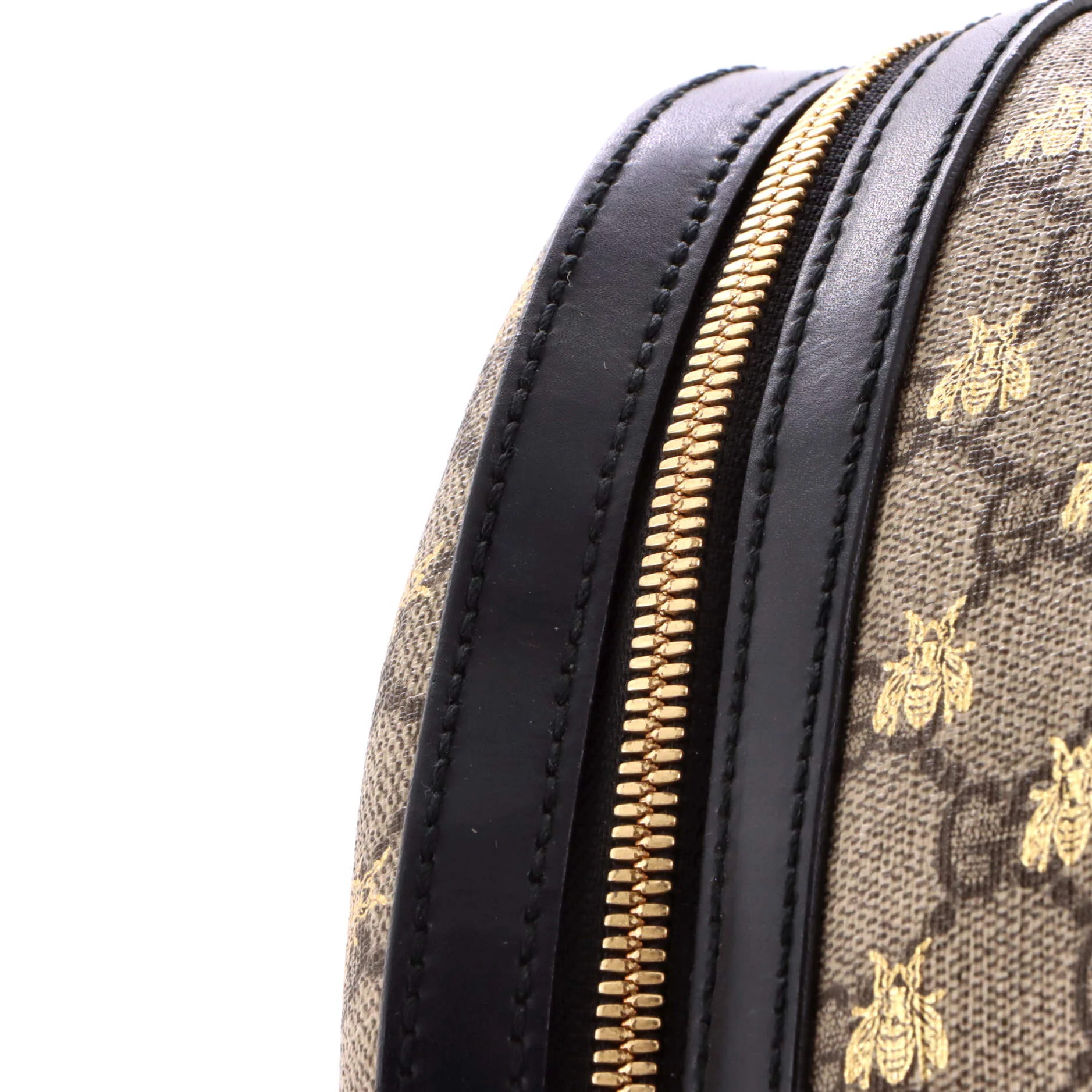 Zip Pocket Backpack Printed GG Coated Canvas Small - Image 6