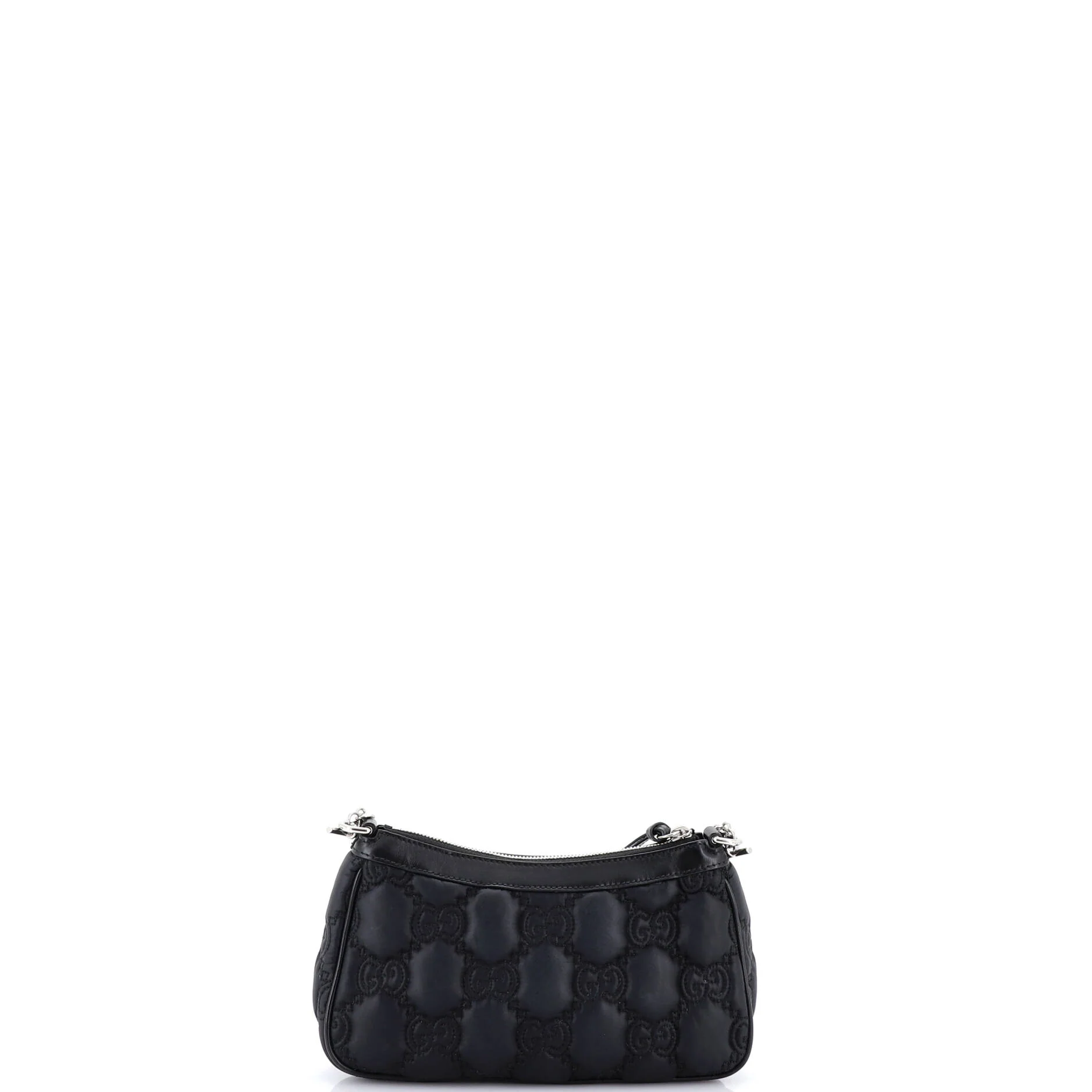 Zip Shoulder Bag GG Embossed Matelasse Nylon with Leather Mini - Image 3