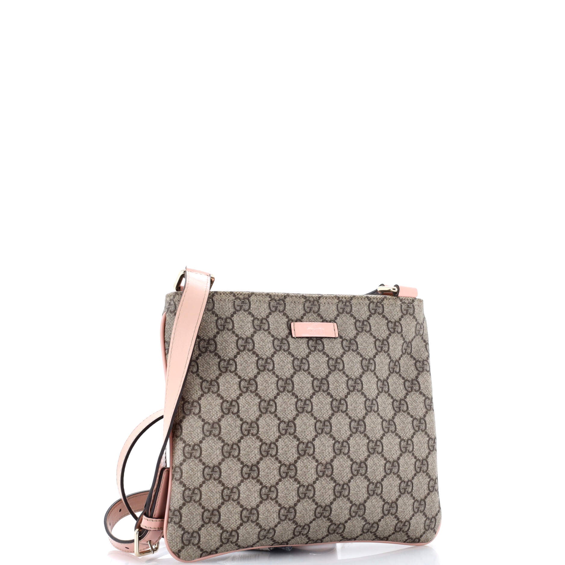 Zip Top Messenger Bag GG Coated Canvas Small - Image 2