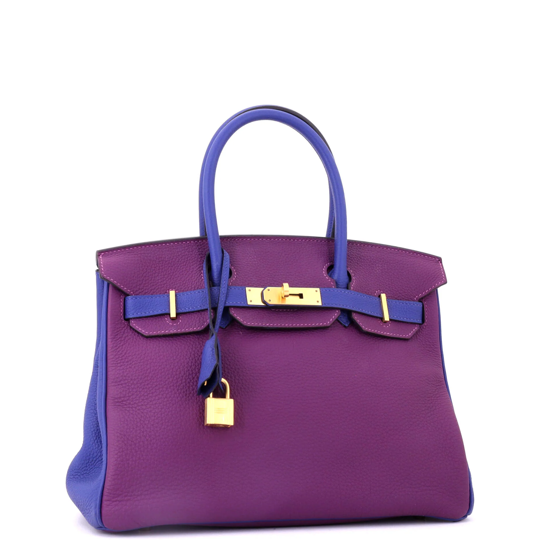 Birkin Handbag Bicolor Togo with Brushed Gold Hardware 30 - Image 2
