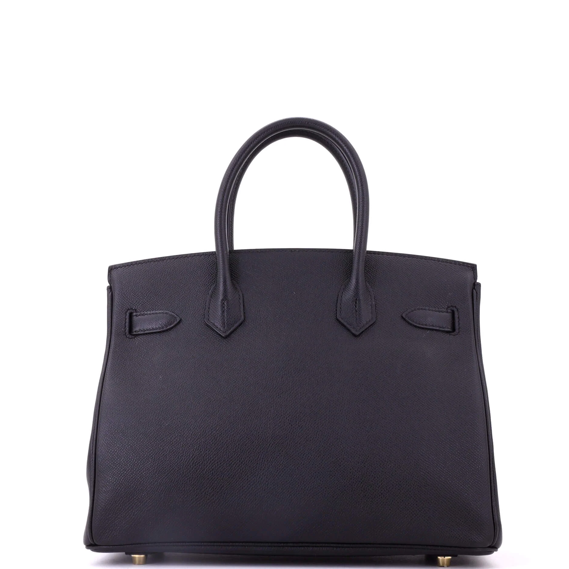 Birkin Handbag Noir Epsom with Gold Hardware 30 - Image 3