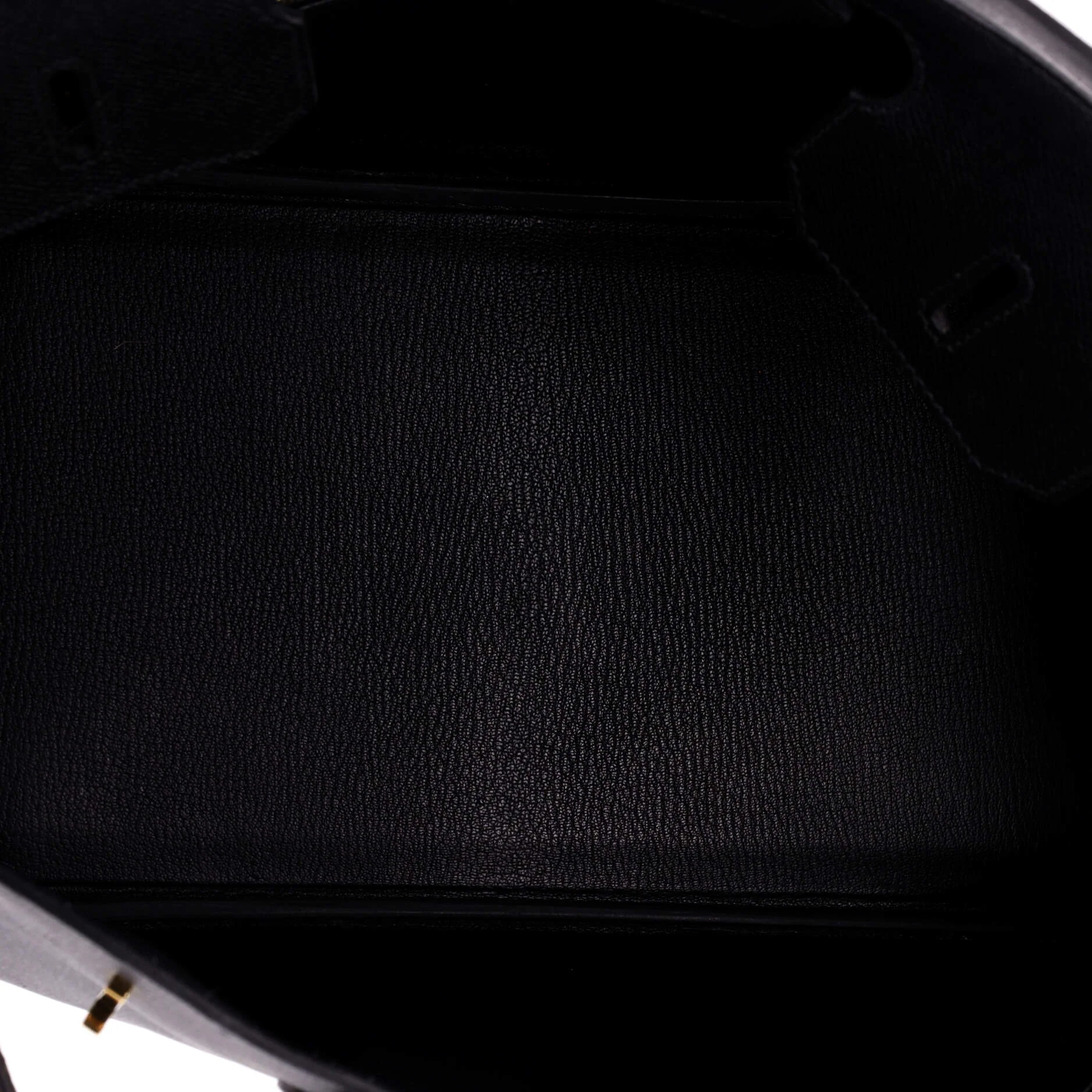 Birkin Handbag Noir Epsom with Gold Hardware 35 - Image 8