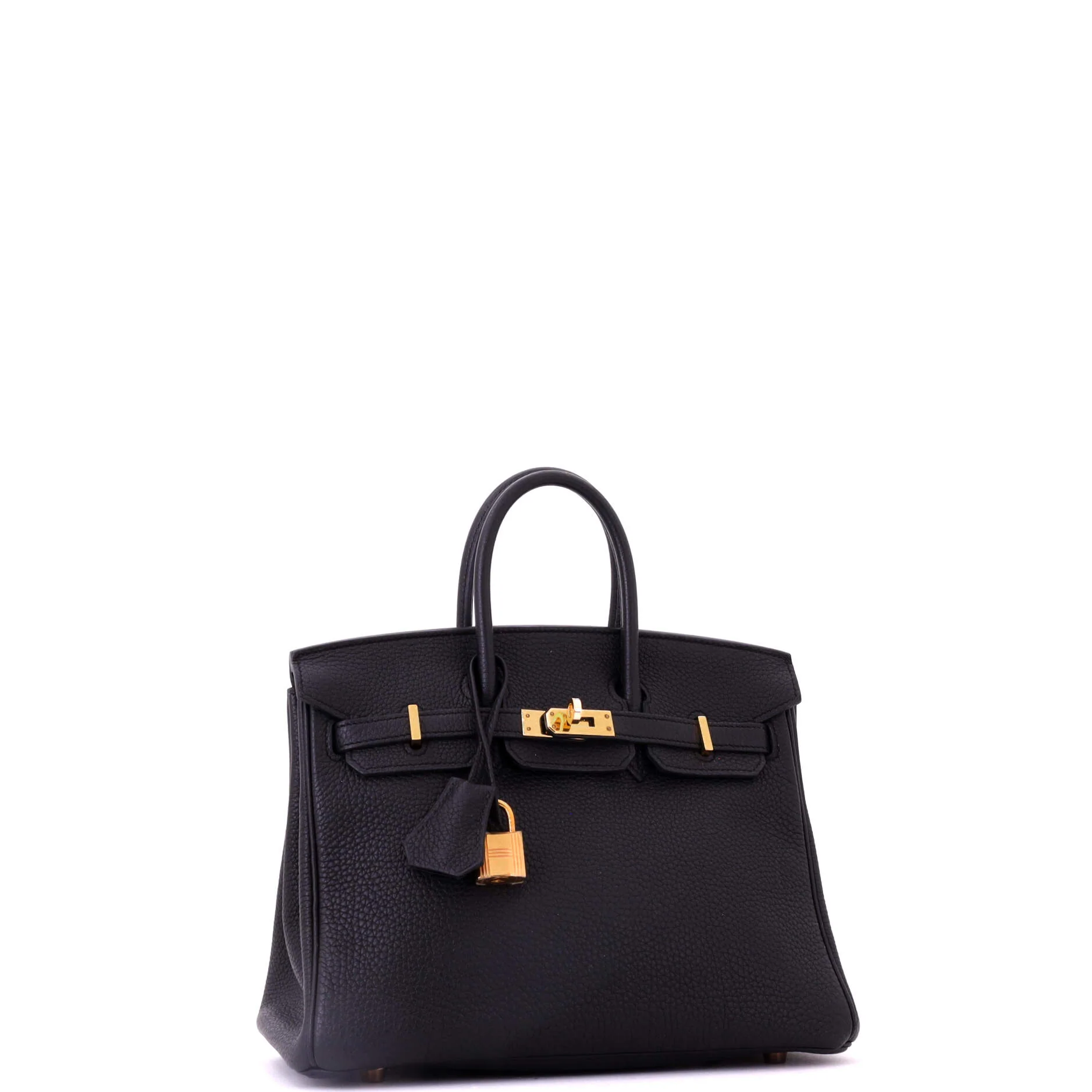 Birkin Handbag Noir Togo with Gold Hardware 25 - Image 3