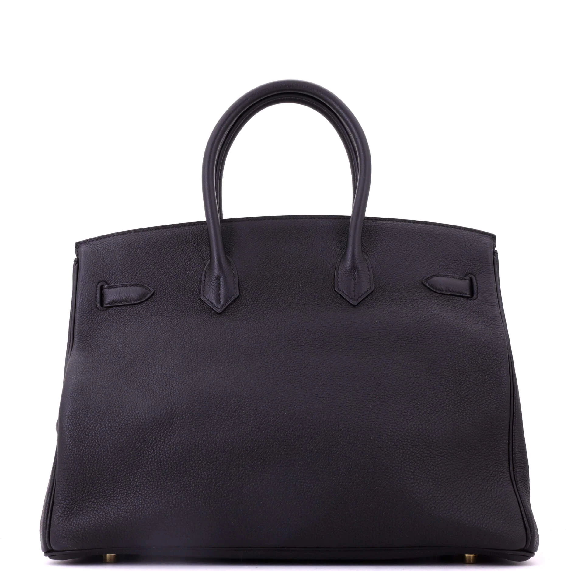Birkin Handbag Noir Togo with Gold Hardware 35 - Image 4