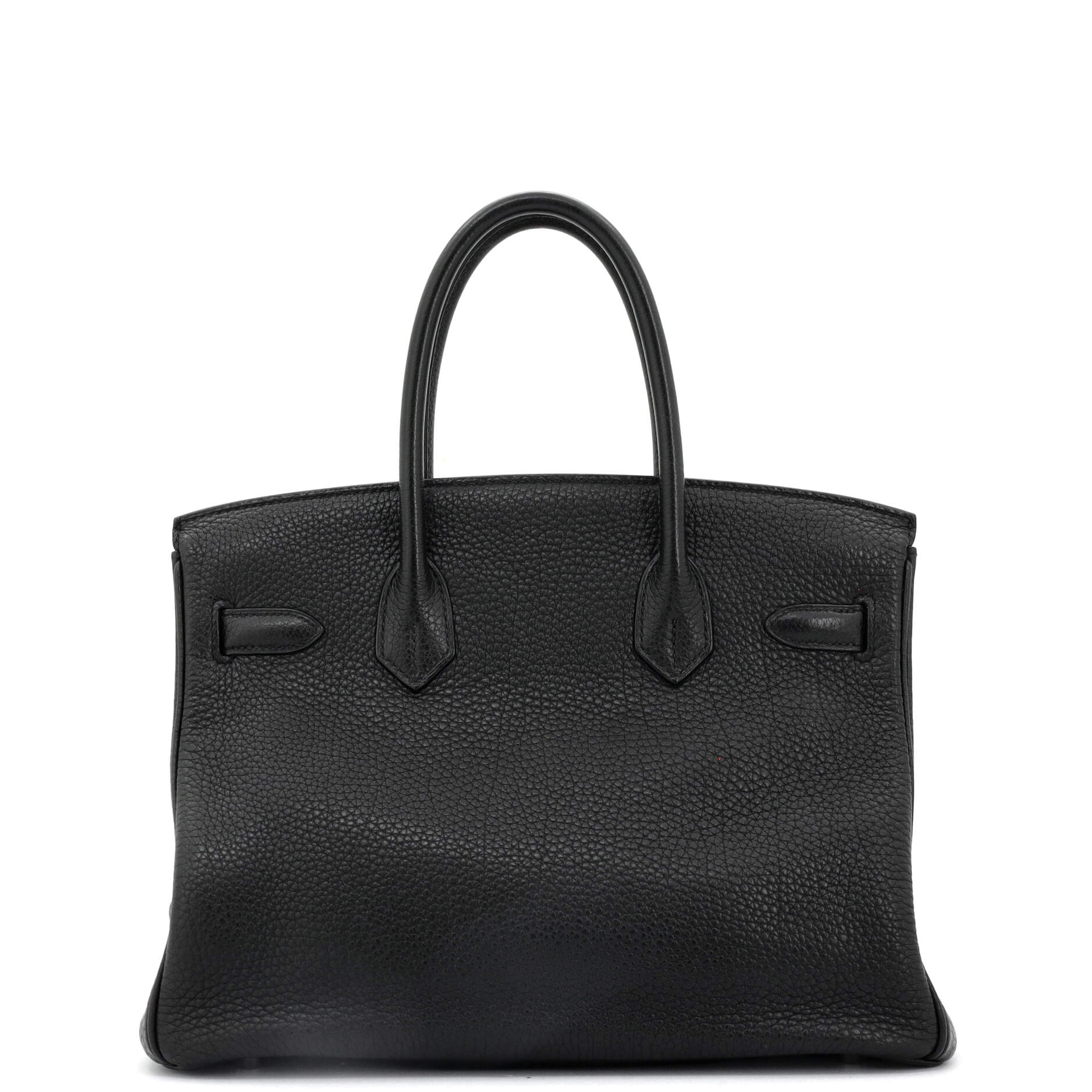 Birkin Handbag Noir Togo with Palladium Hardware 30 - Image 3