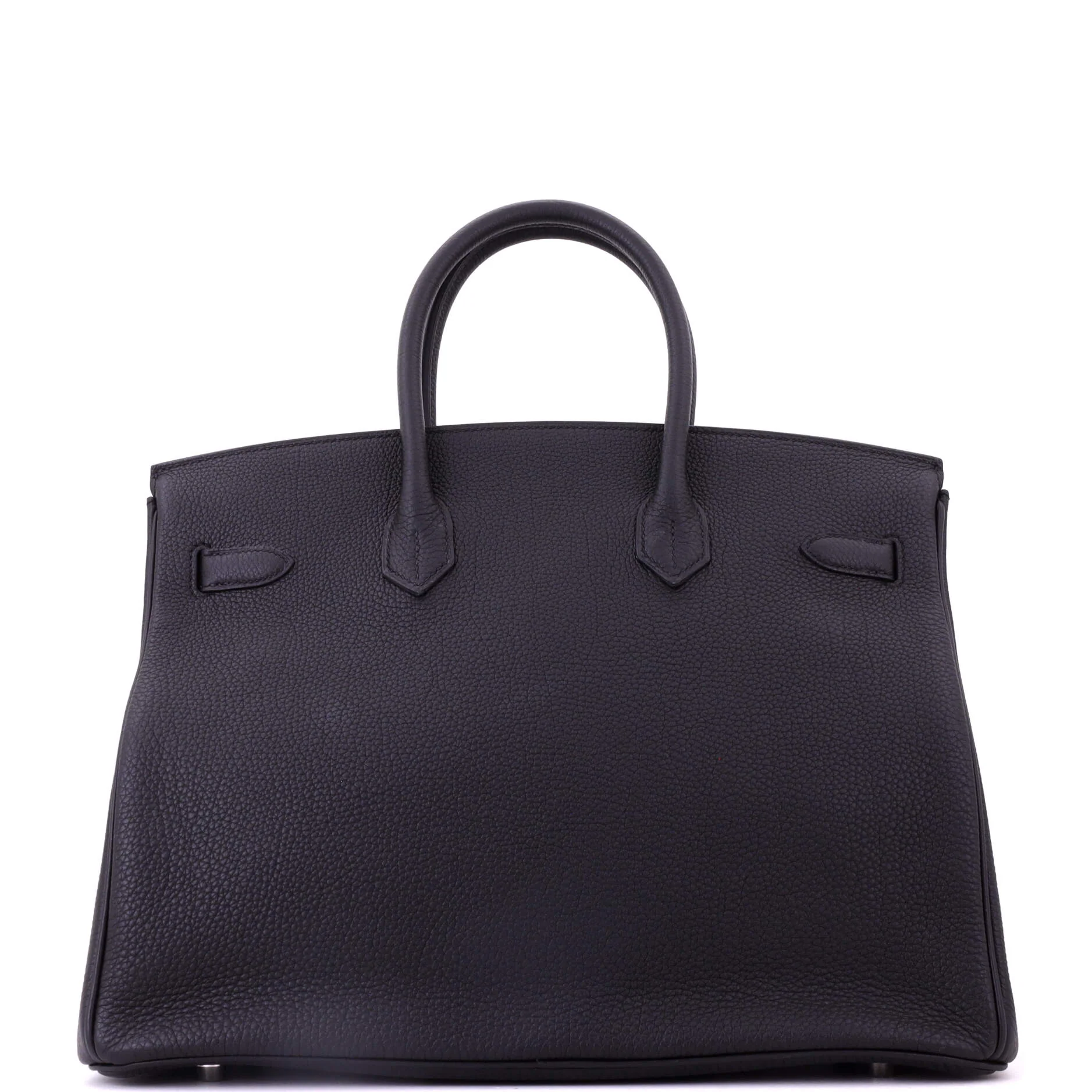 Birkin Handbag Noir Togo with Palladium Hardware 35 - Image 4
