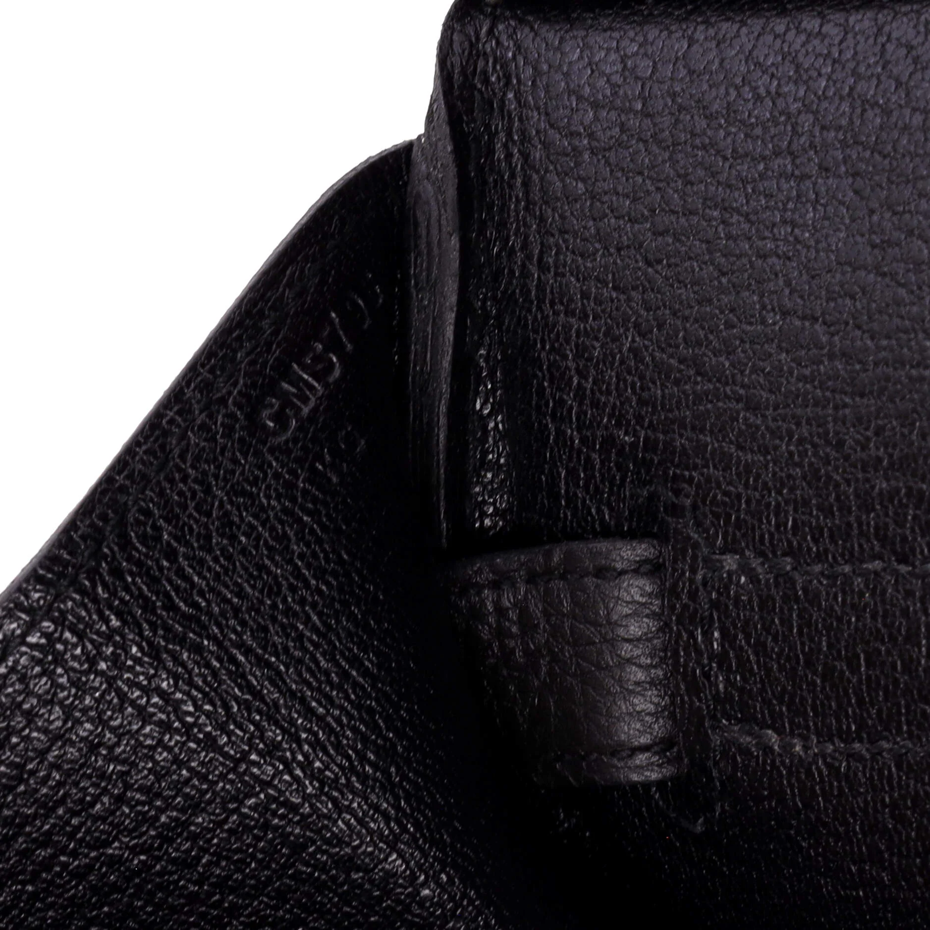 Birkin Handbag Noir Togo with Palladium Hardware 35 - Image 8