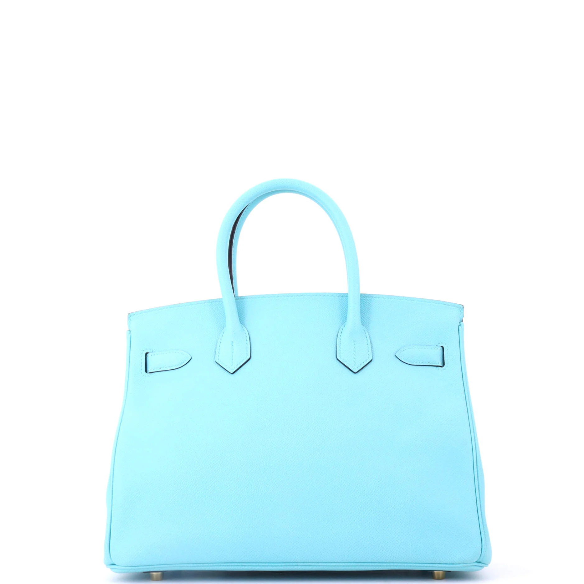 Birkin Handbag Bleu Atoll Epsom with Gold Hardware 30 - Image 3