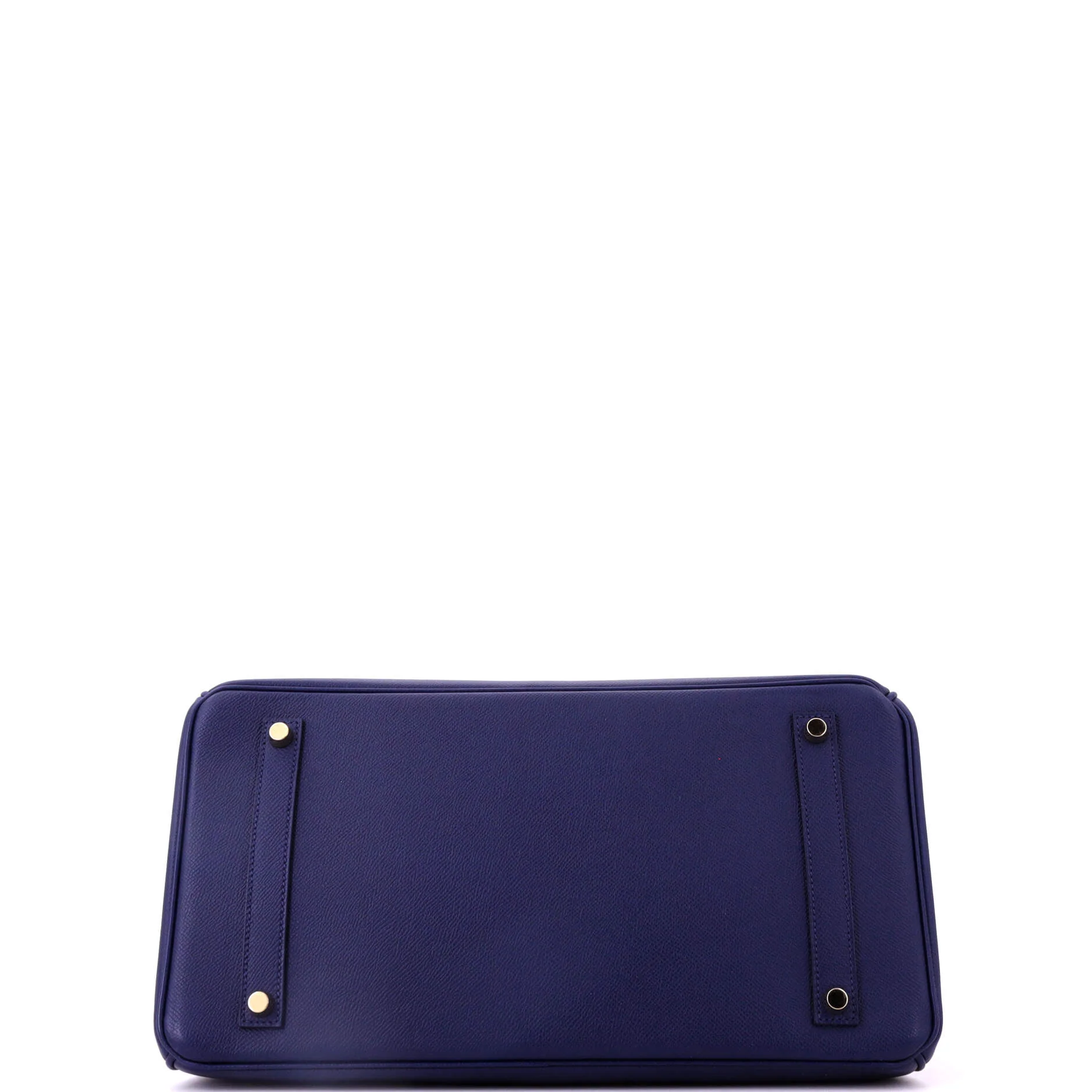 Birkin Handbag Bleu Saphir Epsom with Gold Hardware 35 - Image 5
