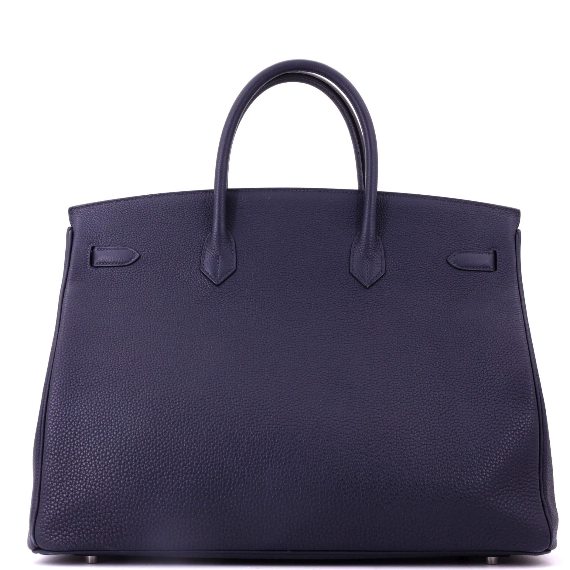 Birkin Handbag Bleu Nuit Togo with Palladium Hardware 40 - Image 4