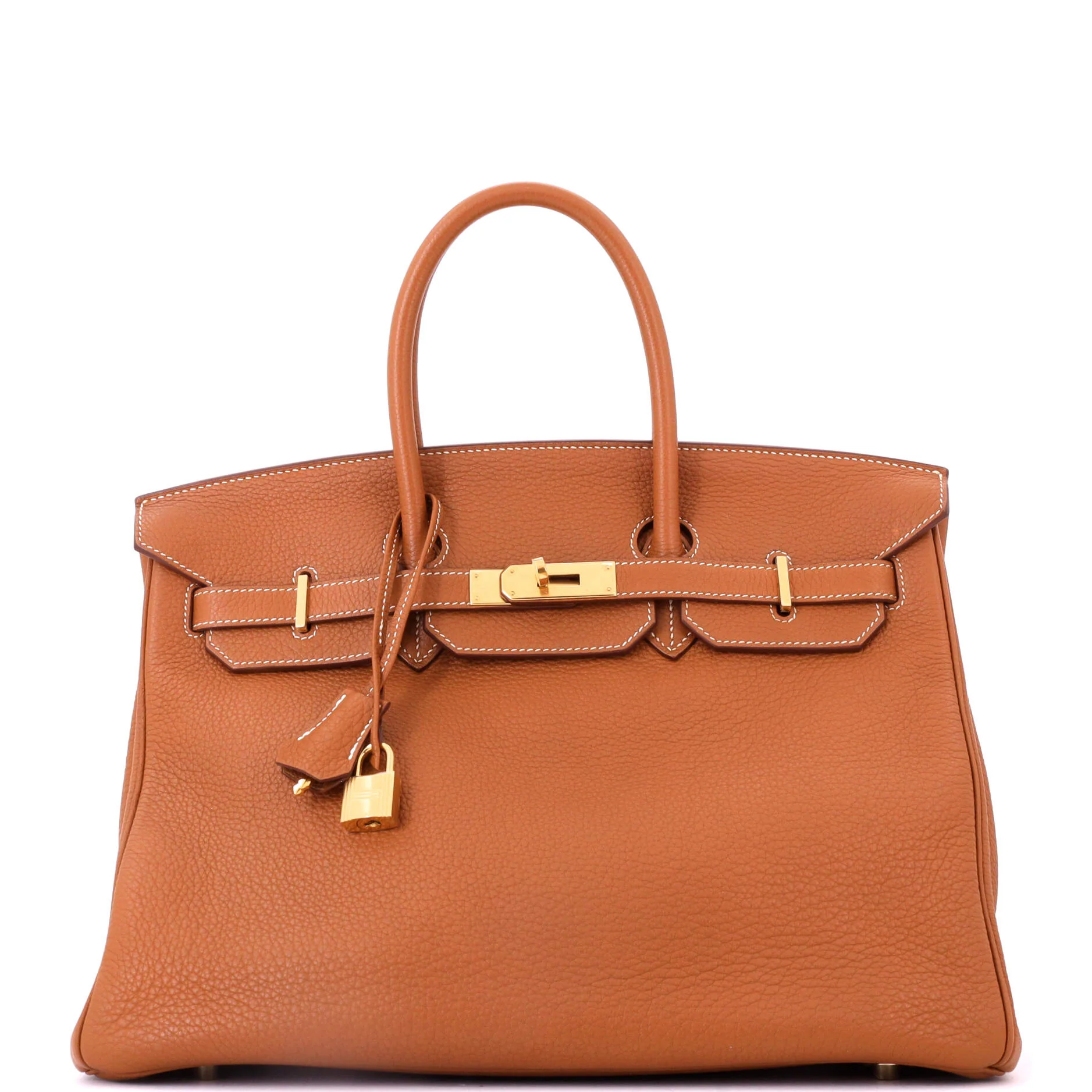 Birkin Handbag Gold Togo with Gold Hardware 35