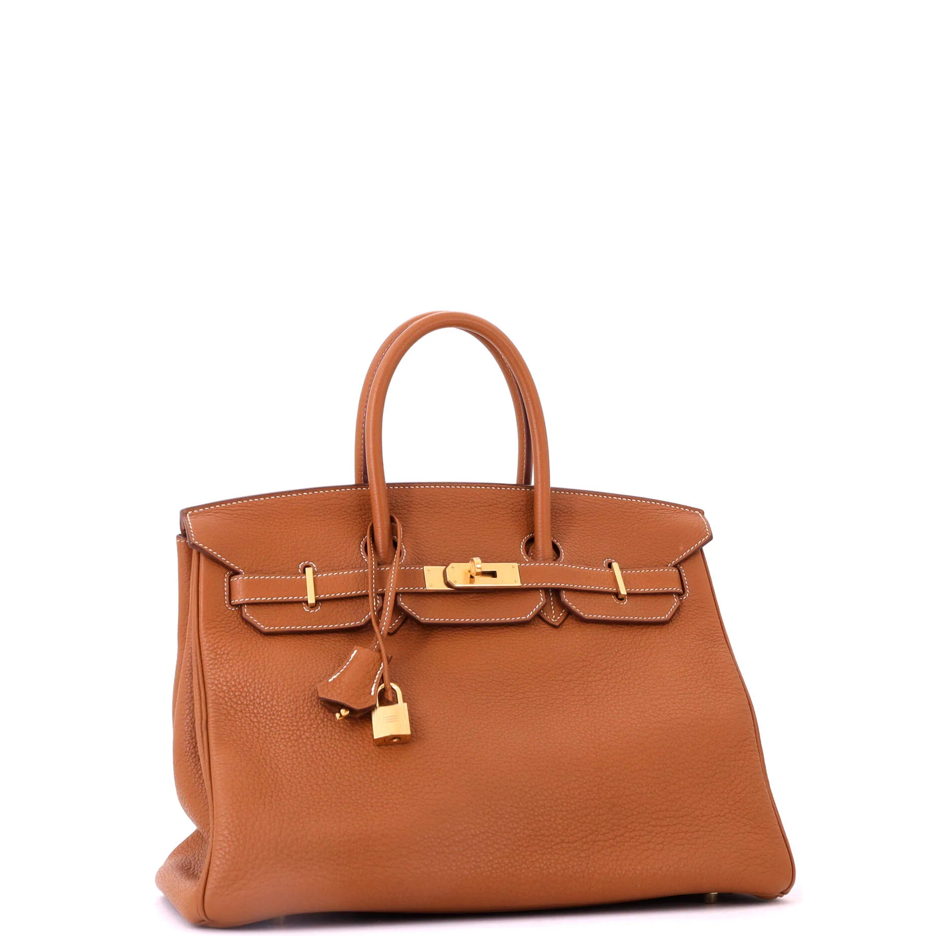 Birkin Handbag Gold Togo with Gold Hardware 35 - Image 3