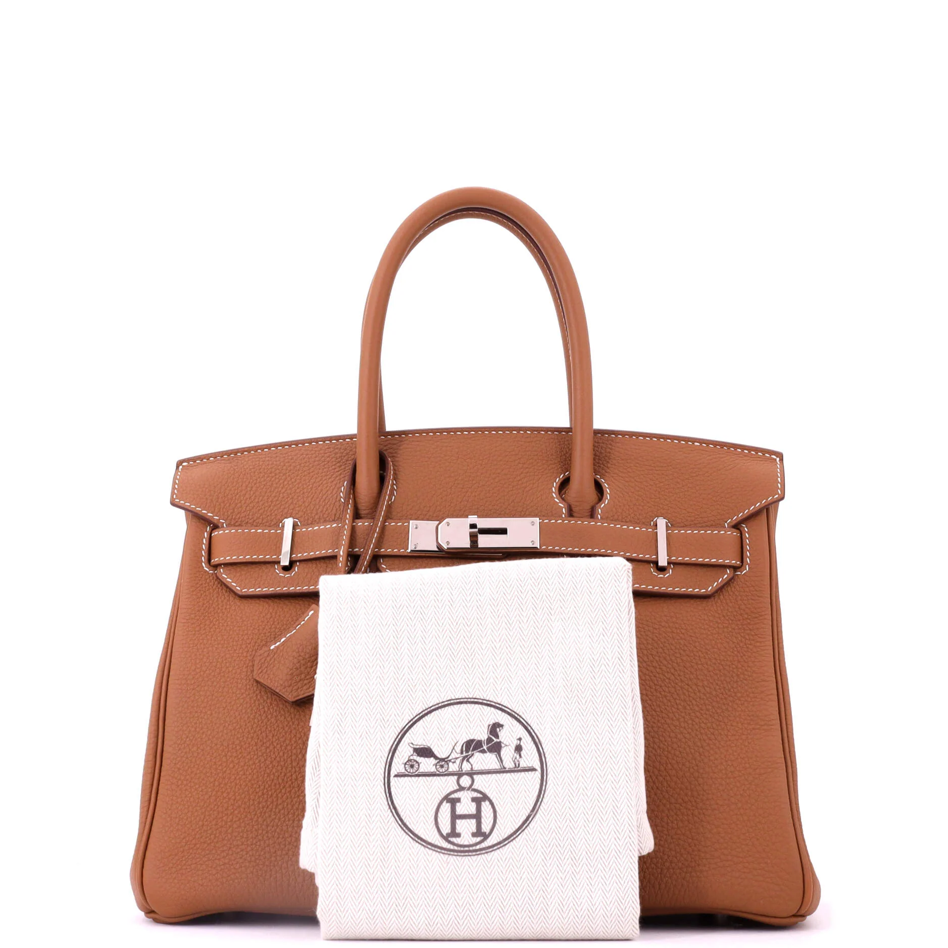 Birkin Handbag Gold Togo with Palladium Hardware 30 - Image 2