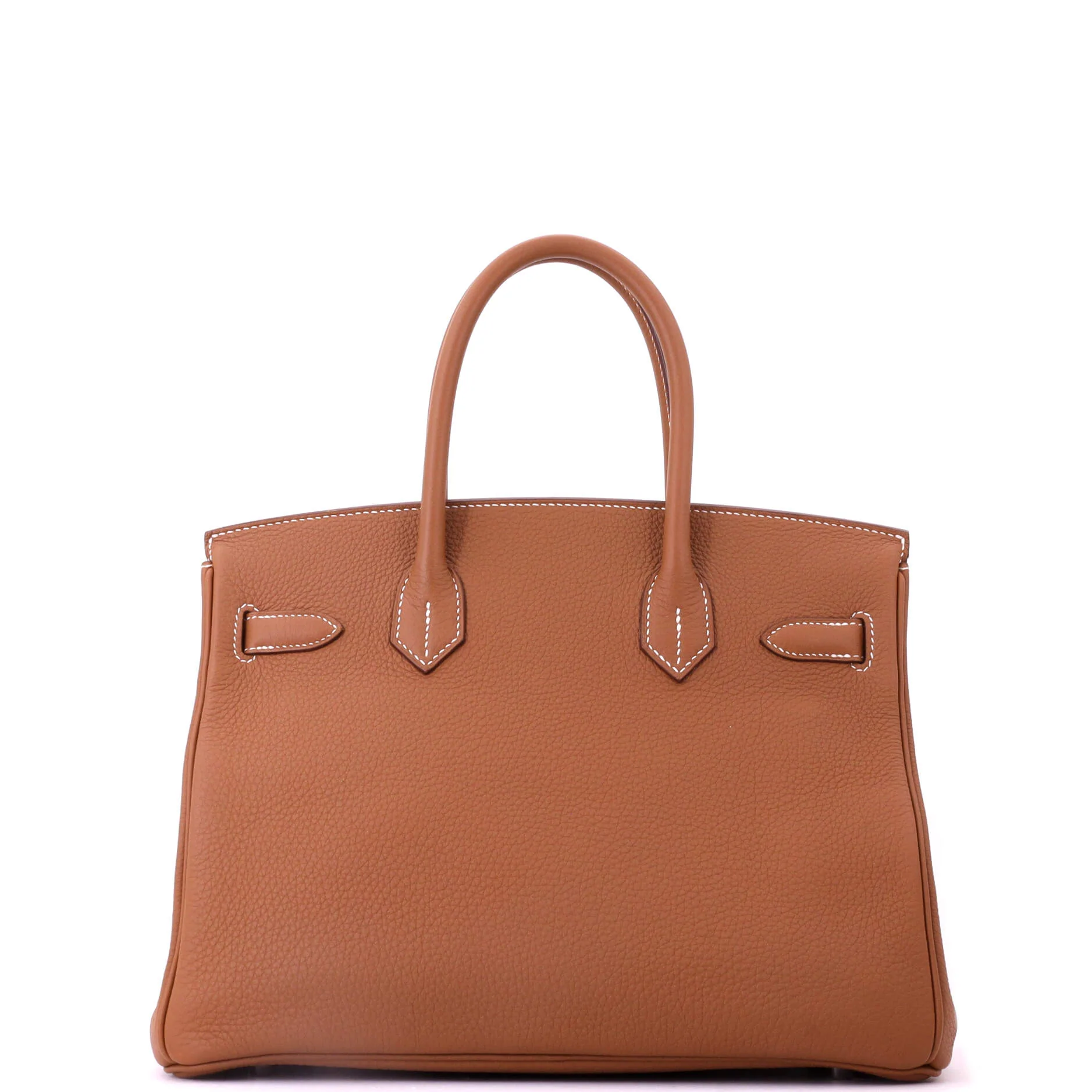Birkin Handbag Gold Togo with Palladium Hardware 30 - Image 4