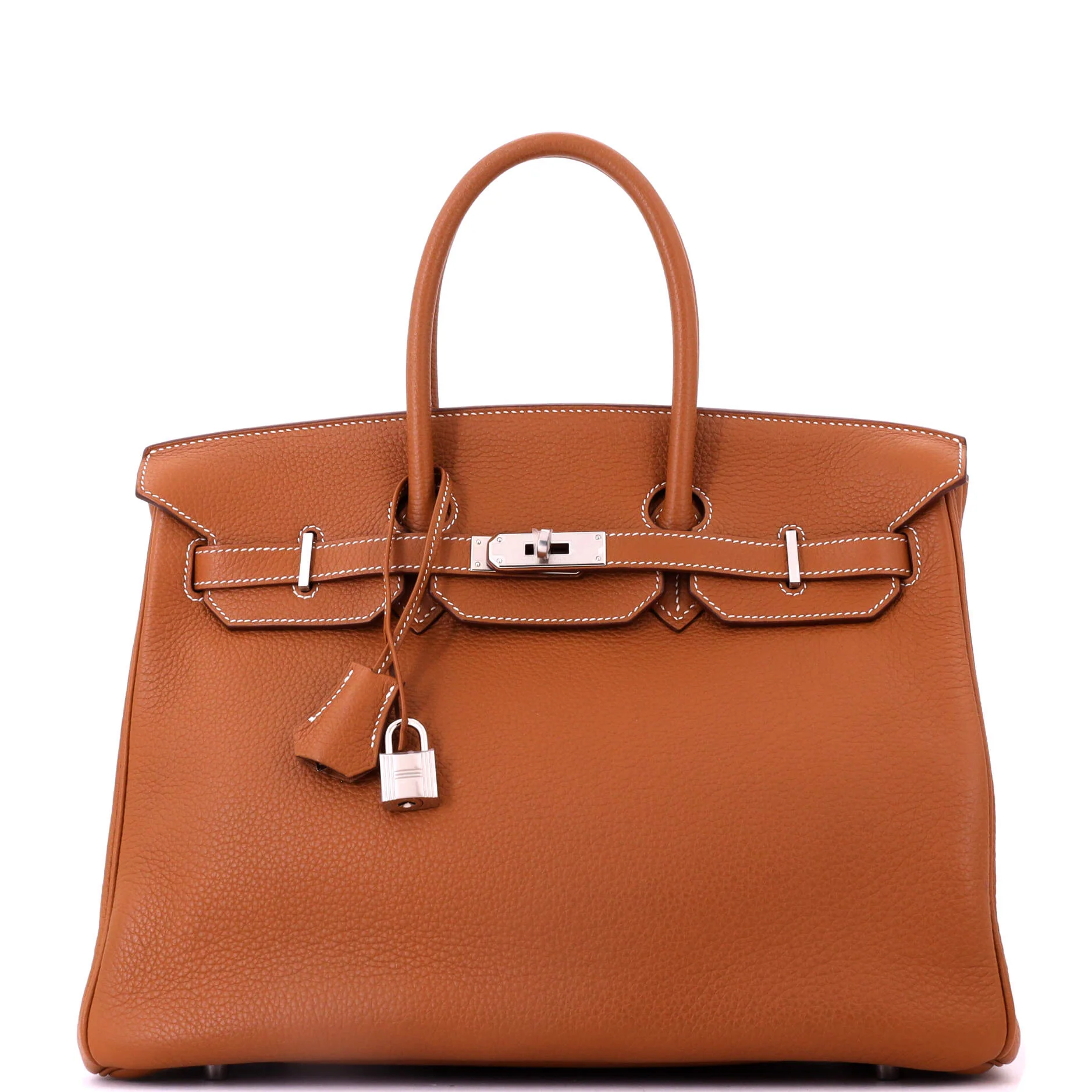 Birkin Handbag Gold Togo with Palladium Hardware 35
