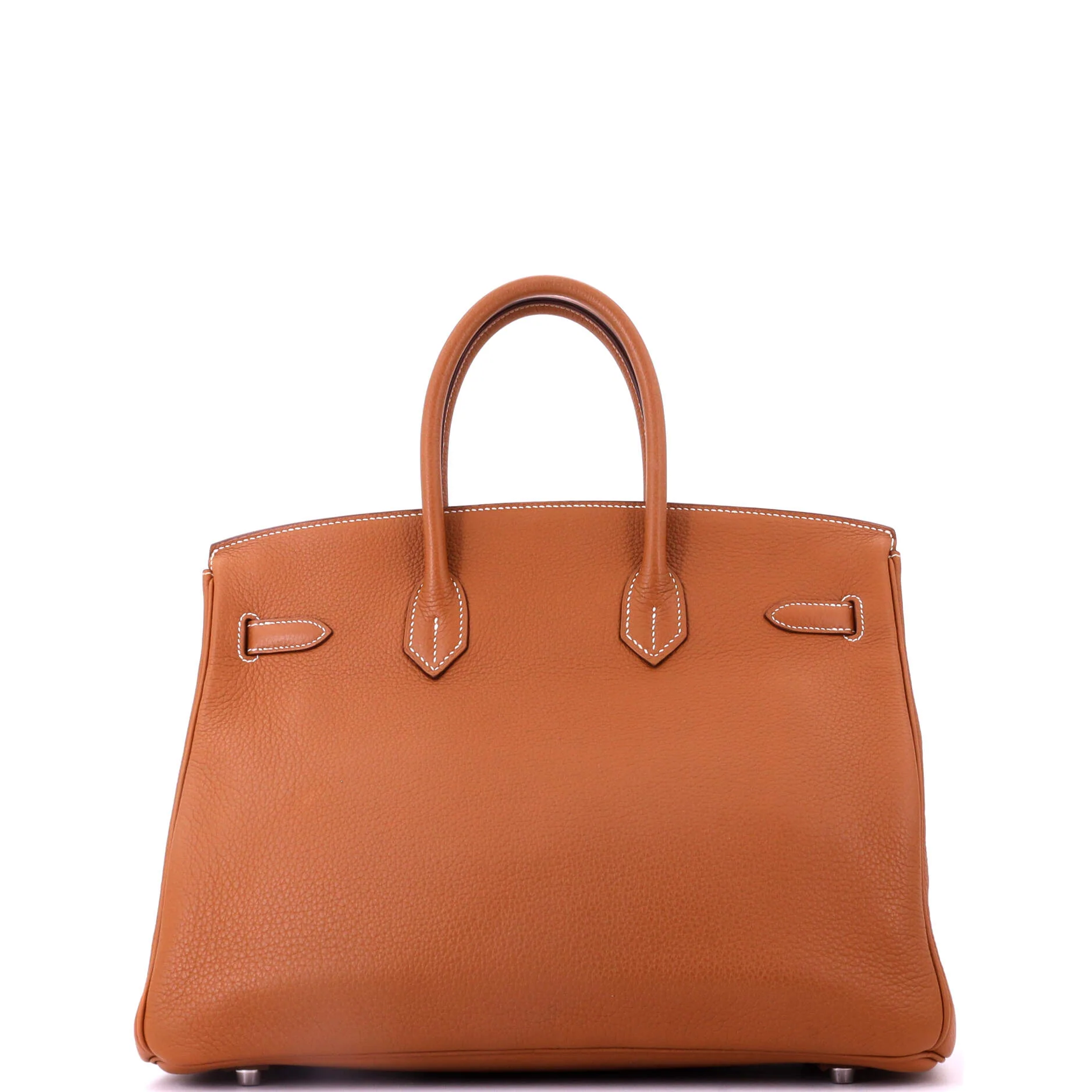 Birkin Handbag Gold Togo with Palladium Hardware 35 - Image 3