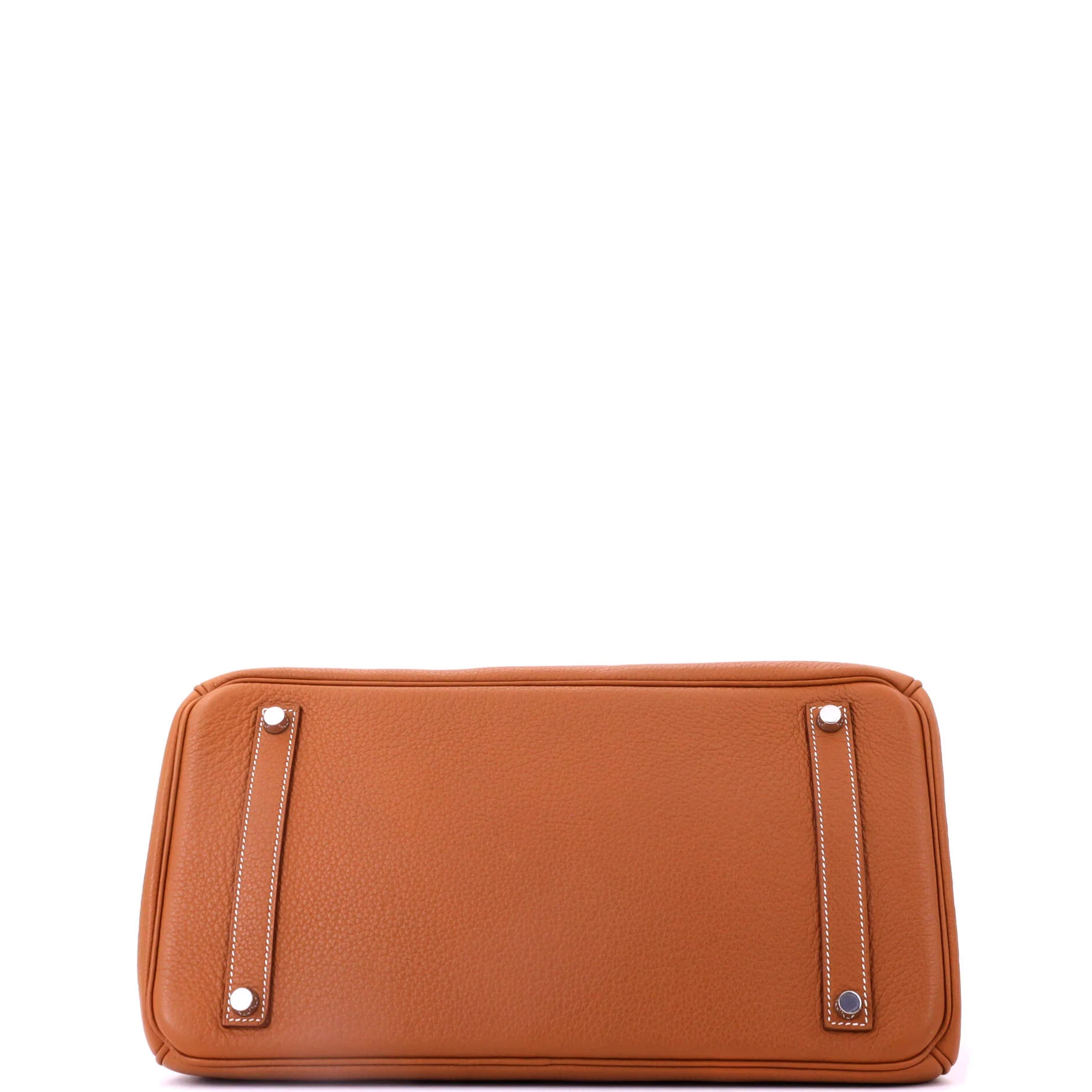 Birkin Handbag Gold Togo with Palladium Hardware 35 - Image 4
