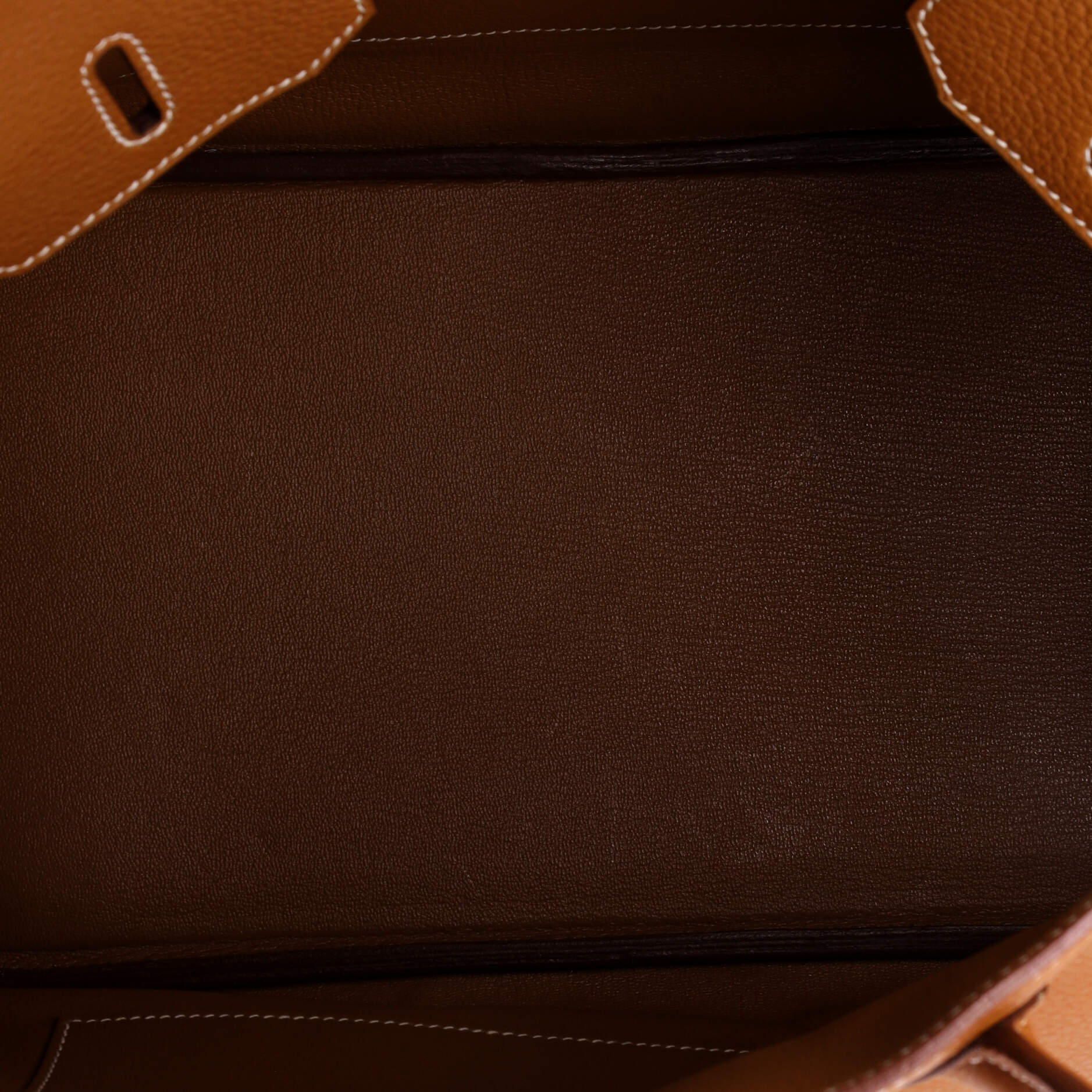 Birkin Handbag Gold Togo with Palladium Hardware 35 - Image 6