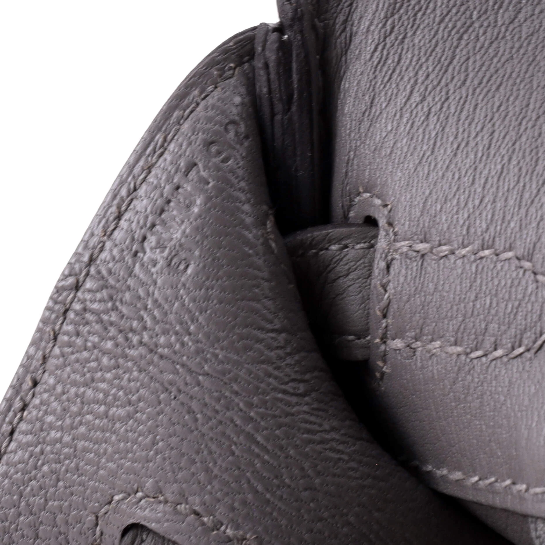 Birkin Handbag Grey Togo with Gold Hardware 25 - Image 8