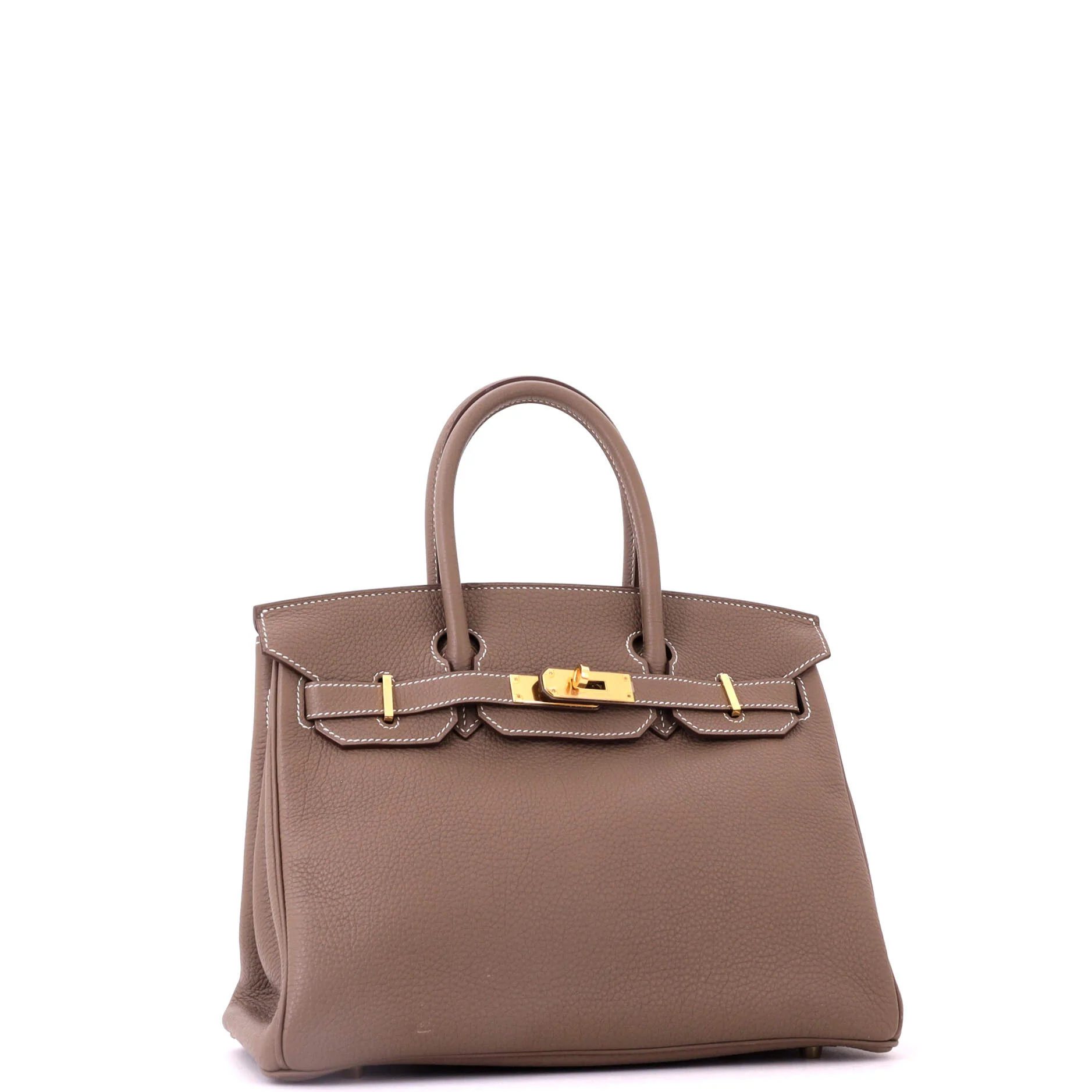 Birkin Handbag Grey Togo with Gold Hardware 30 - Image 3