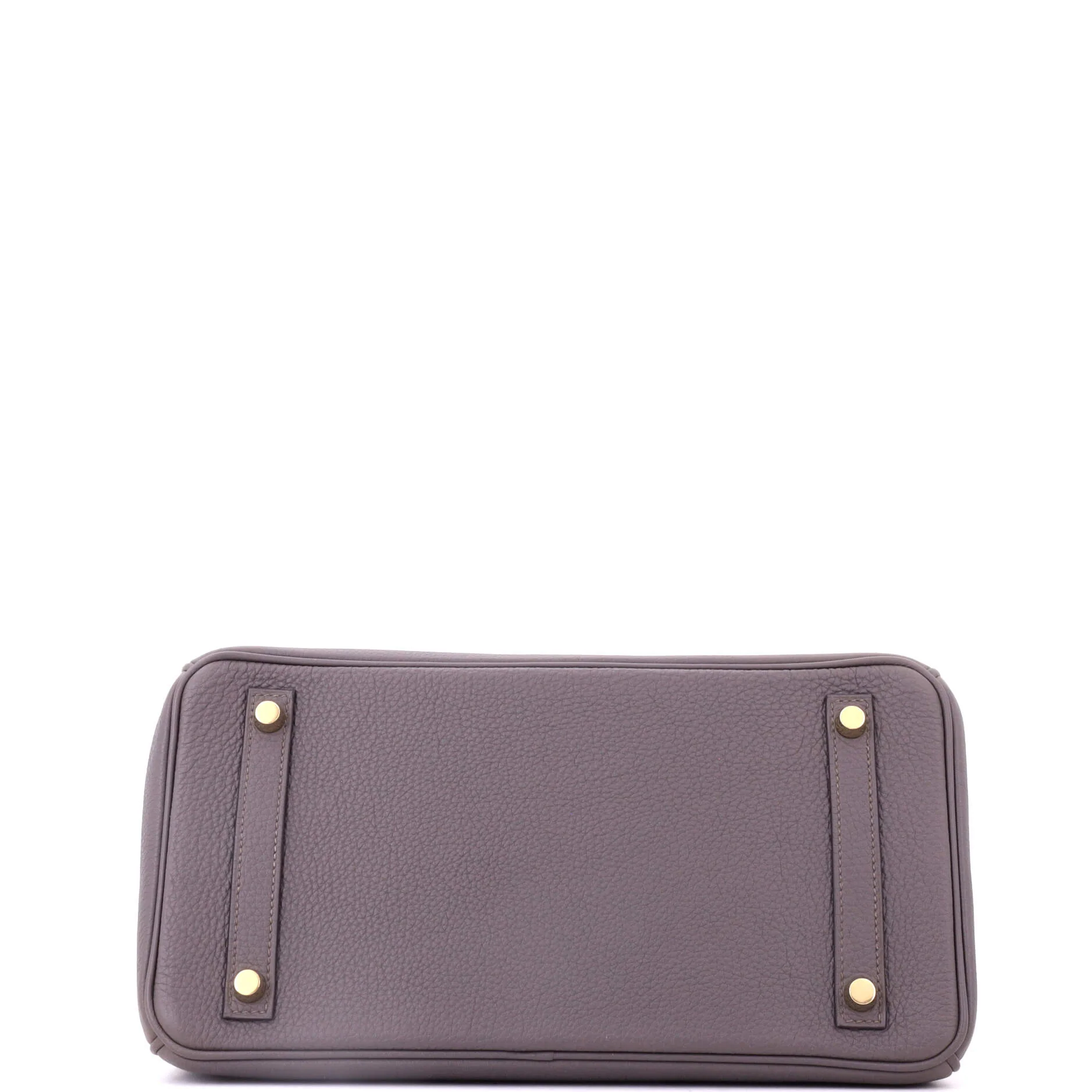 Birkin Handbag Grey Togo with Gold Hardware 30 - Image 4