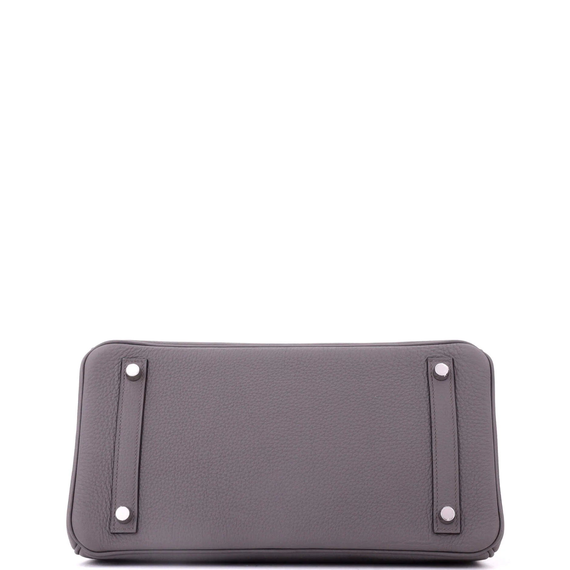 Birkin Handbag Grey Togo with Palladium Hardware 30 - Image 5