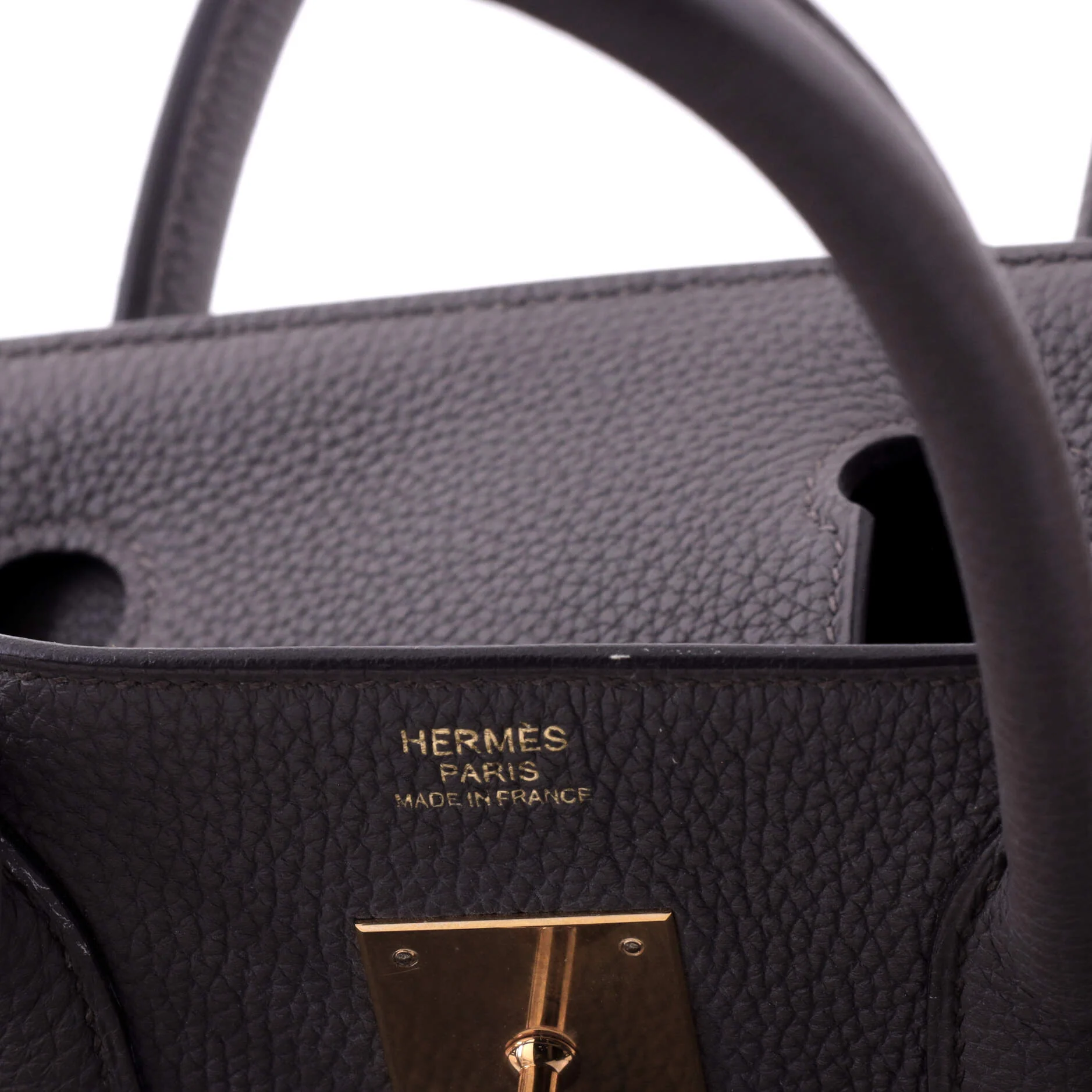 Birkin Handbag Grey Togo with Rose Gold Hardware 30 - Image 8
