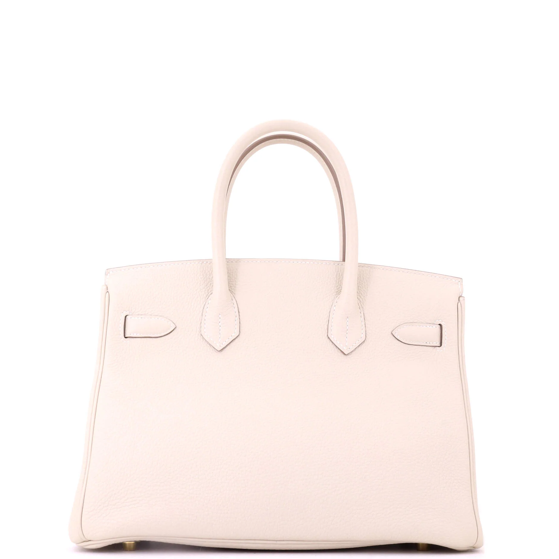 Birkin Handbag Light Togo with Gold Hardware 30 - Image 4