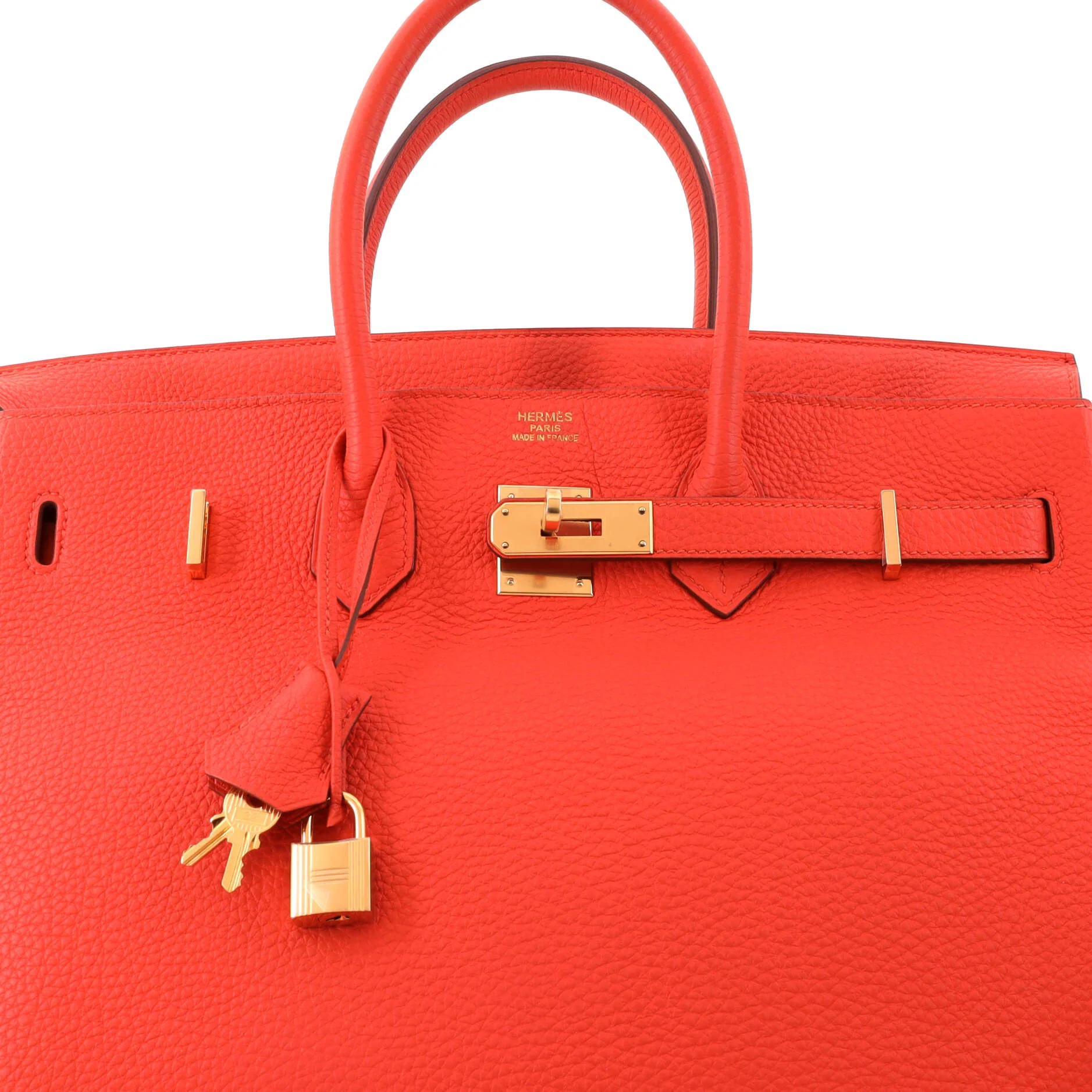 Birkin Handbag Capucine Togo with Gold Hardware 35 - Image 5
