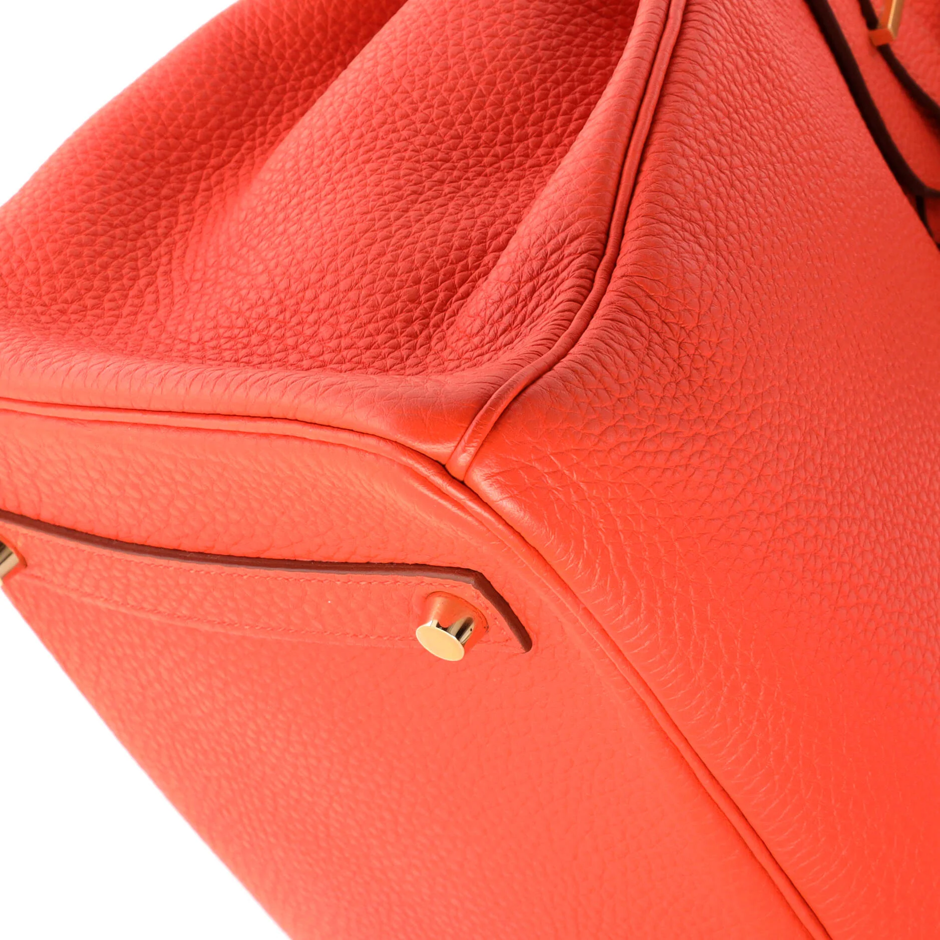Birkin Handbag Capucine Togo with Gold Hardware 35 - Image 7