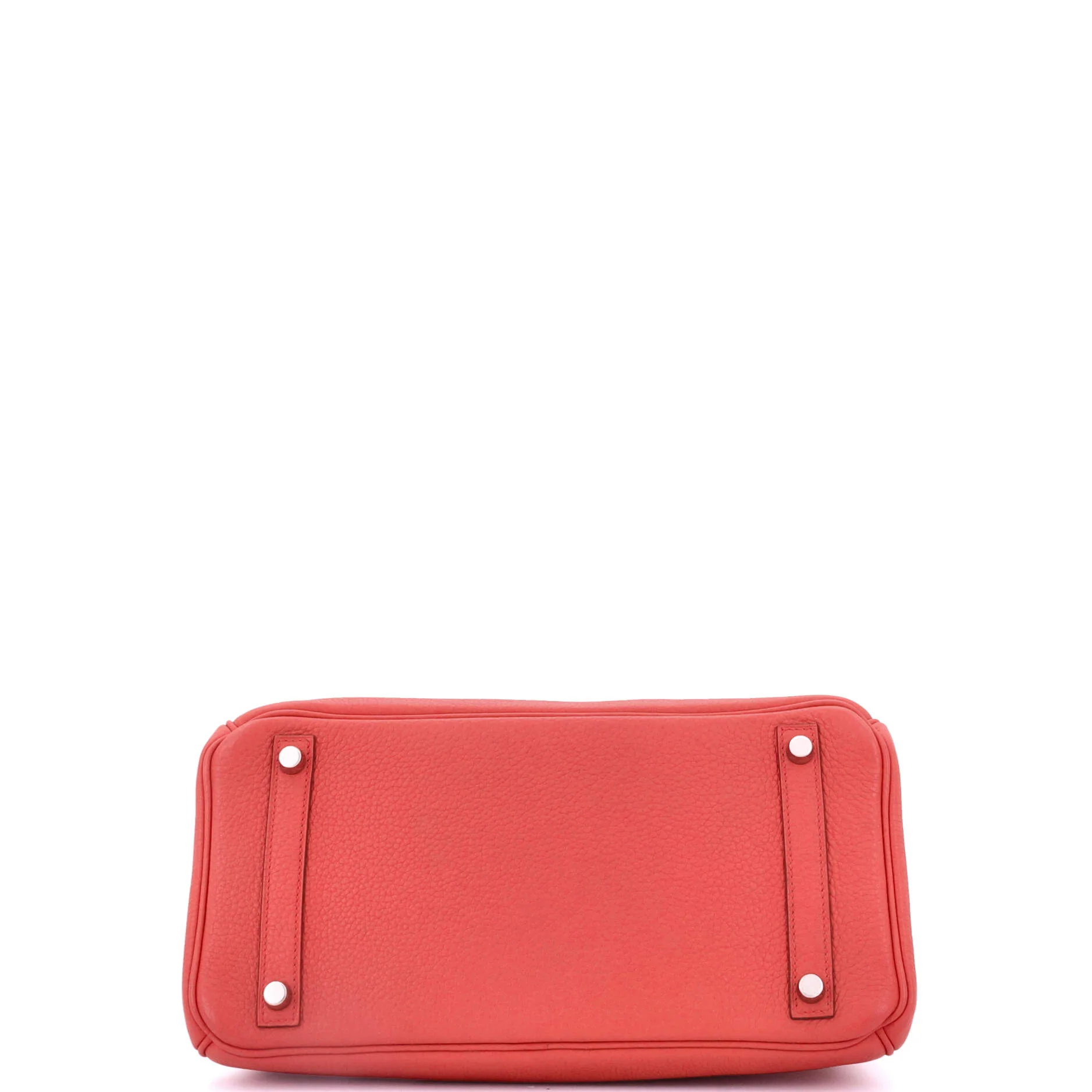 Birkin Handbag Bougainvillier Clemence with Palladium Hardware 30 - Image 5