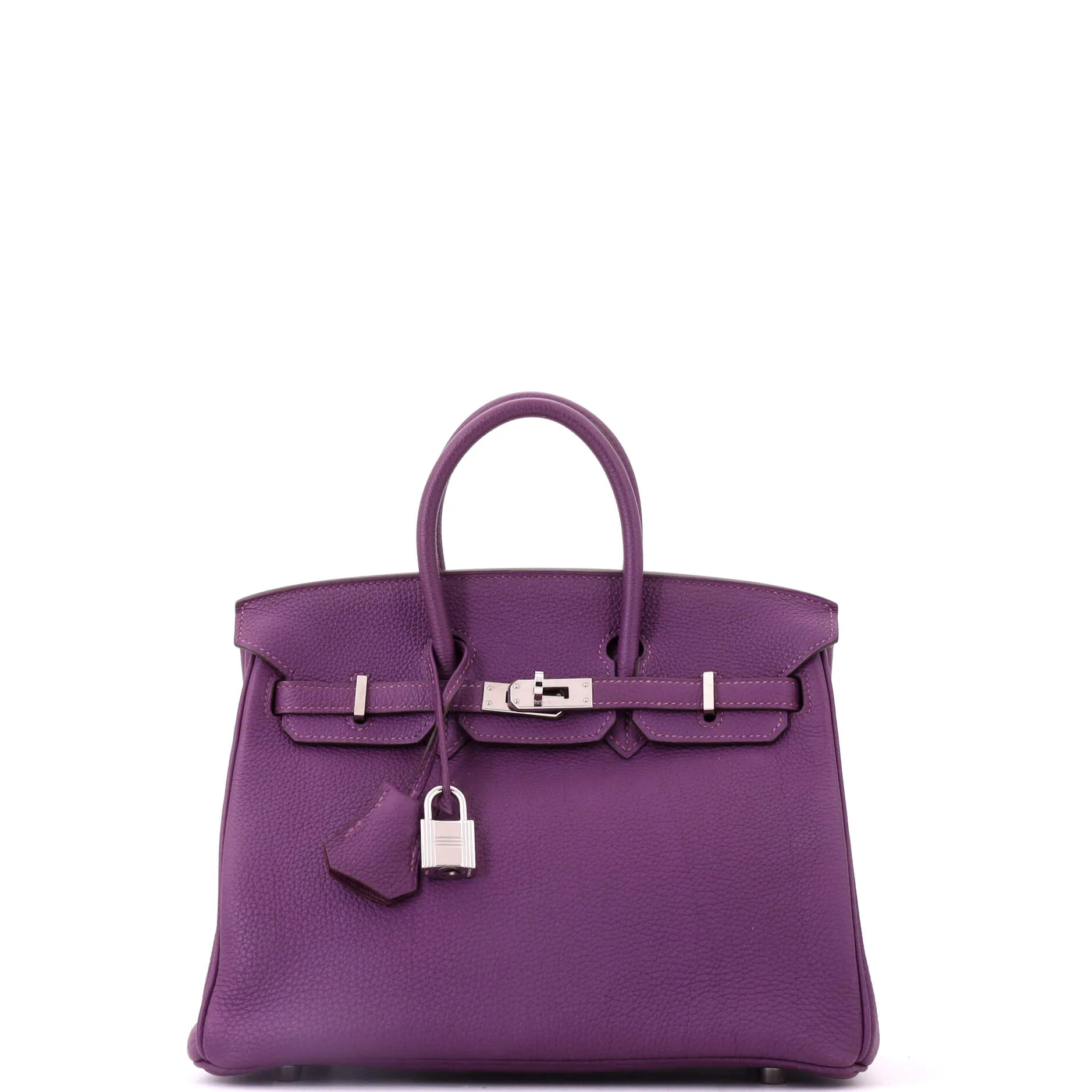 Birkin Handbag Anemone Togo with Palladium Hardware 25