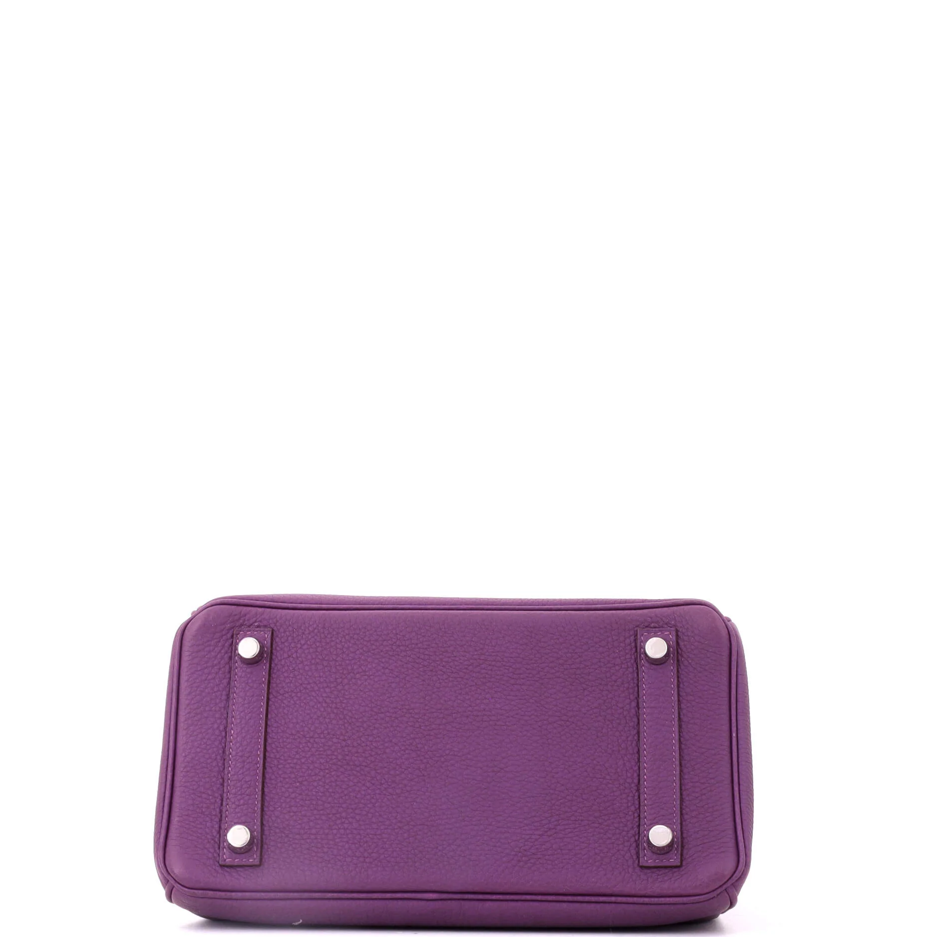 Birkin Handbag Anemone Togo with Palladium Hardware 25 - Image 5