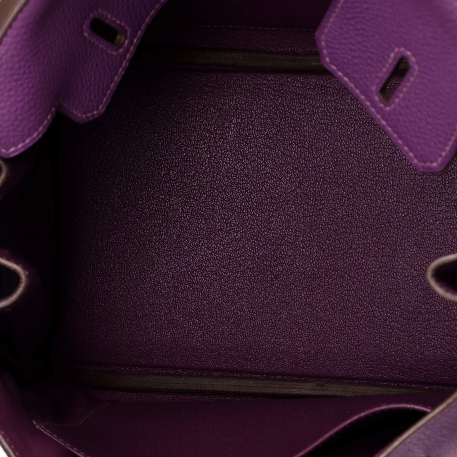 Birkin Handbag Anemone Togo with Palladium Hardware 25 - Image 7