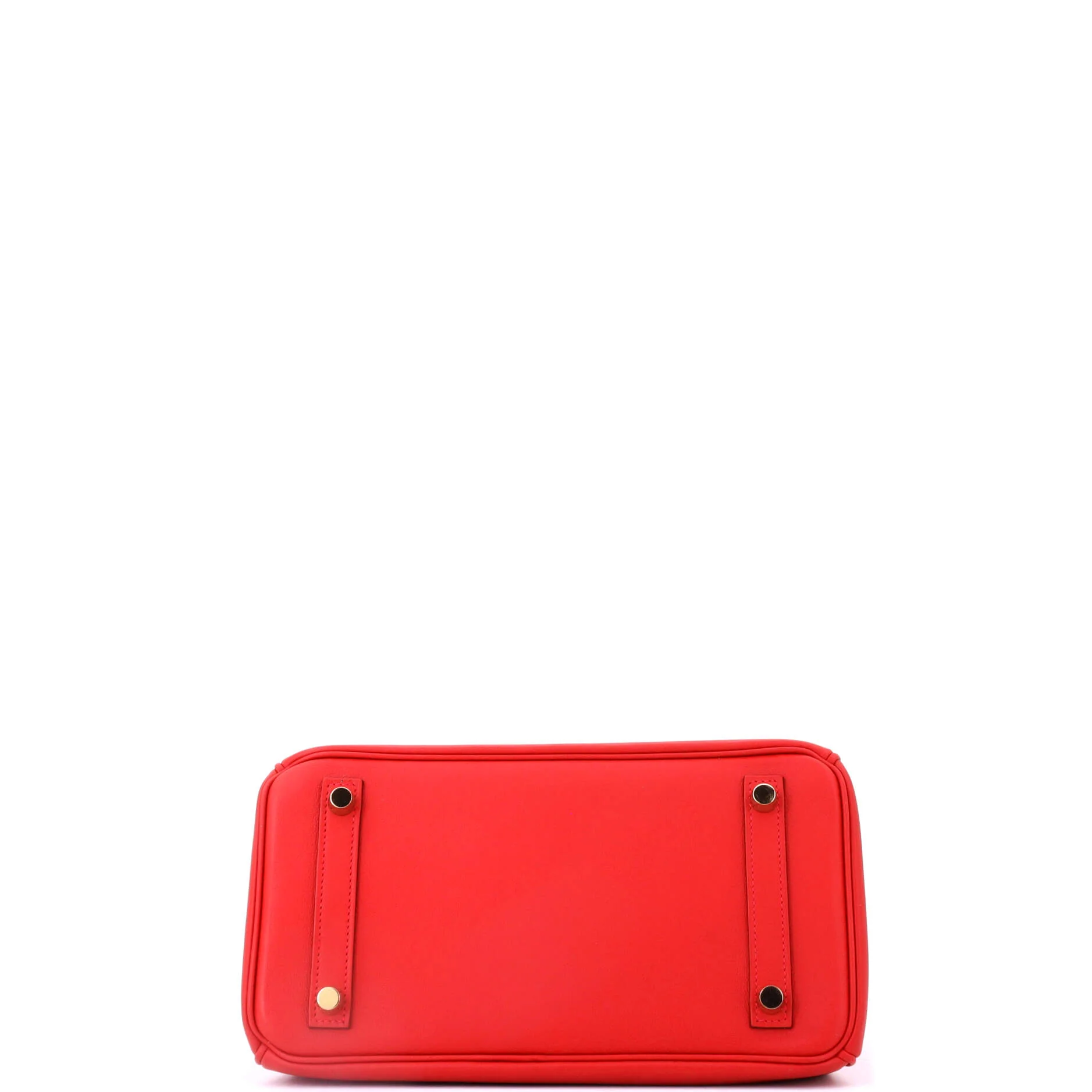 Birkin Handbag Rouge Casaque Swift with Gold Hardware 25 - Image 5