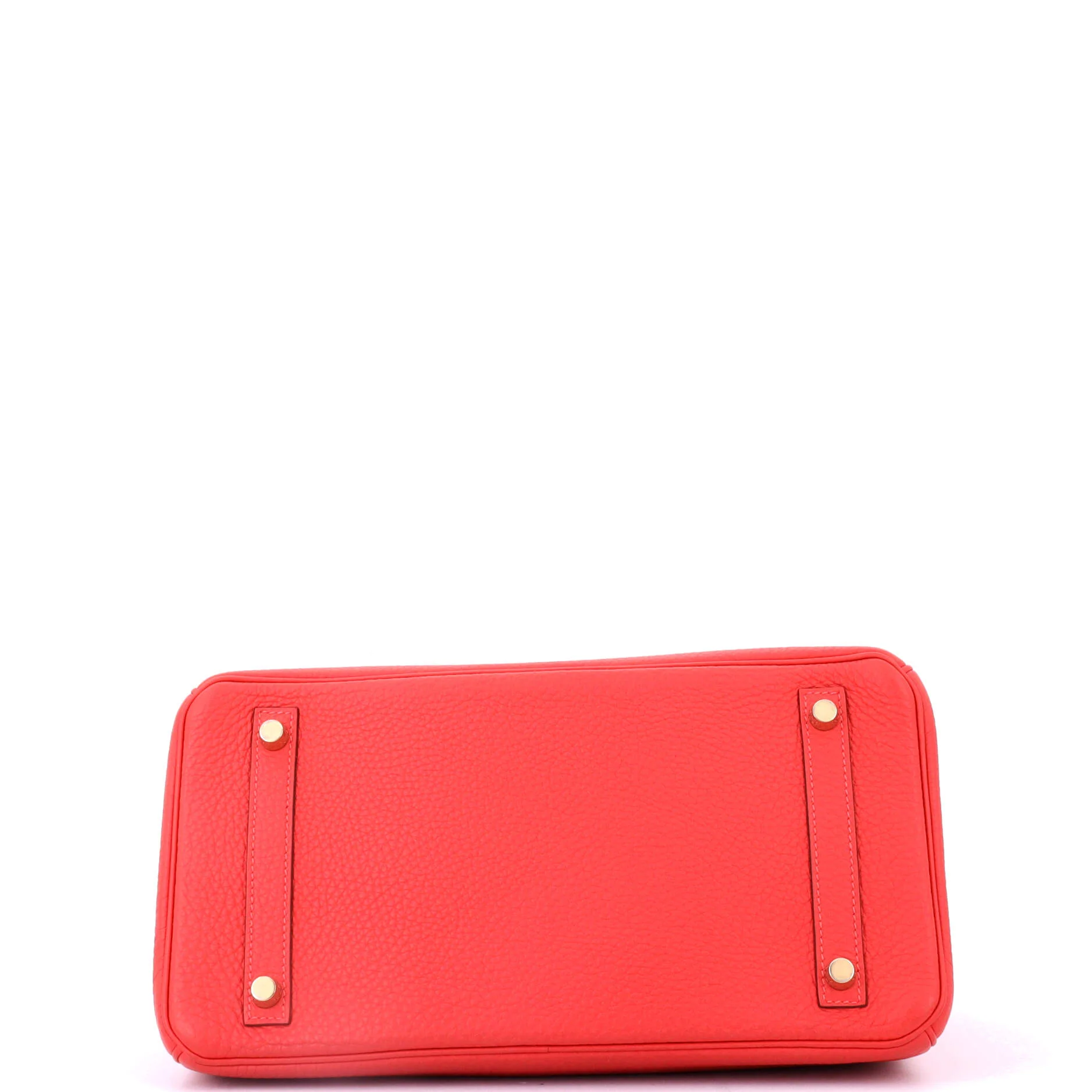Birkin Handbag Vermillon Togo with Gold Hardware 30 - Image 5